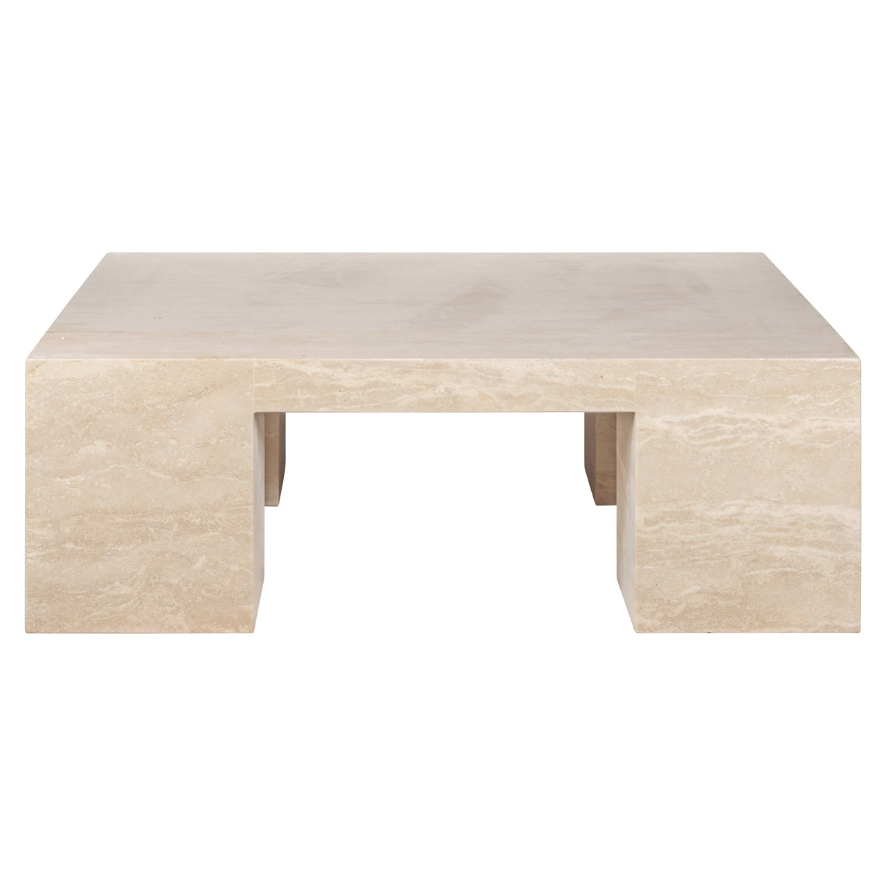 Alexander Jones Biltmore Beige Travertine Coffee Table by Richmond Interiors