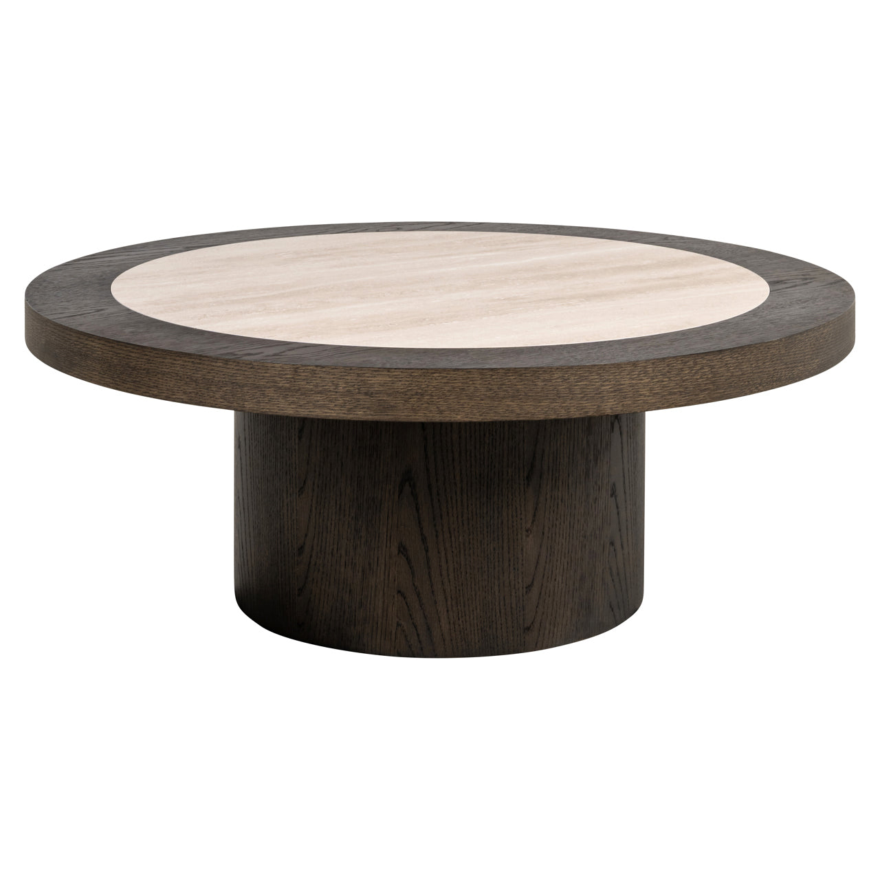 Nando Brown Oak Veneer & Ceramic Coffee Table by Richmond Interiors