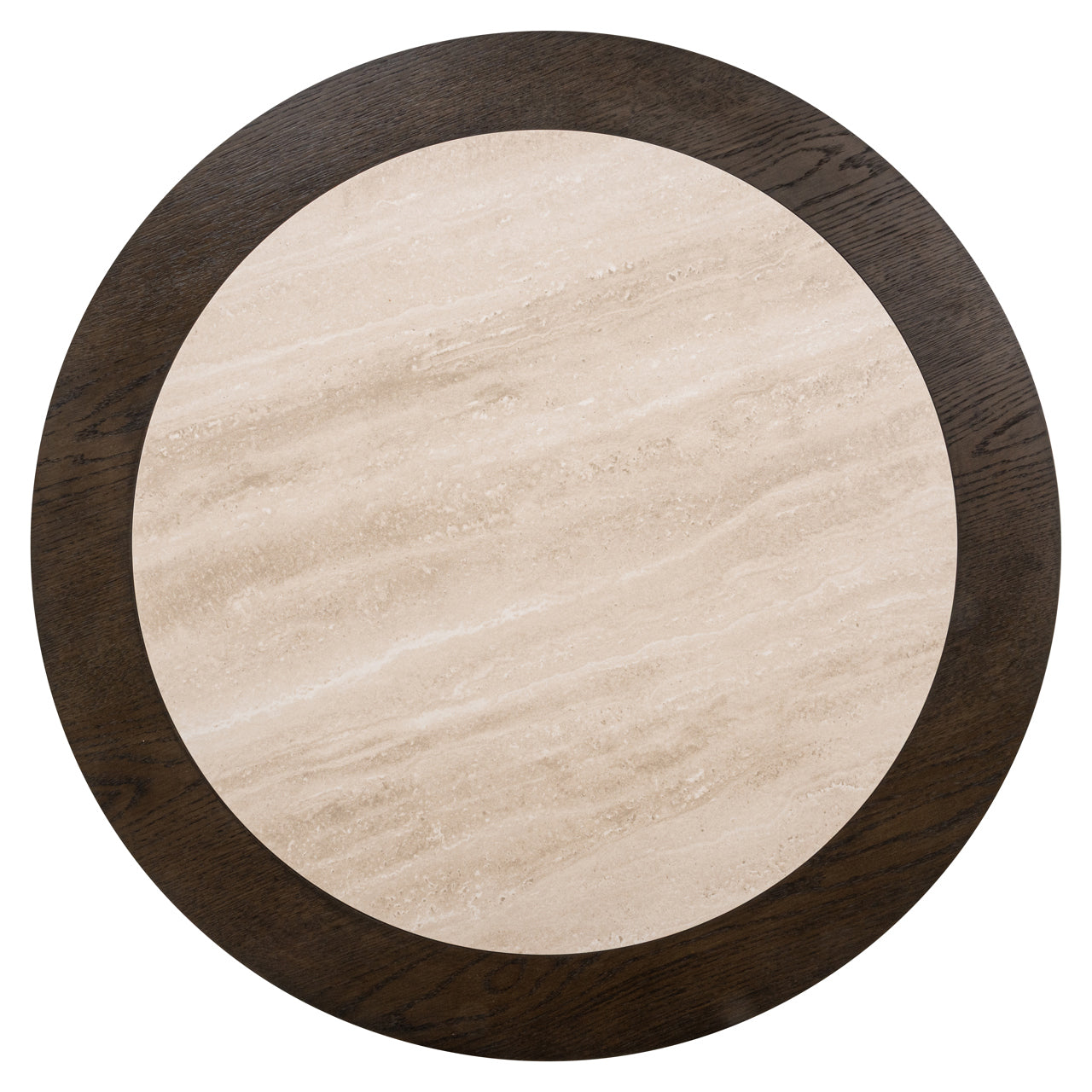 Nando Brown Oak Veneer & Ceramic Coffee Table by Richmond Interiors