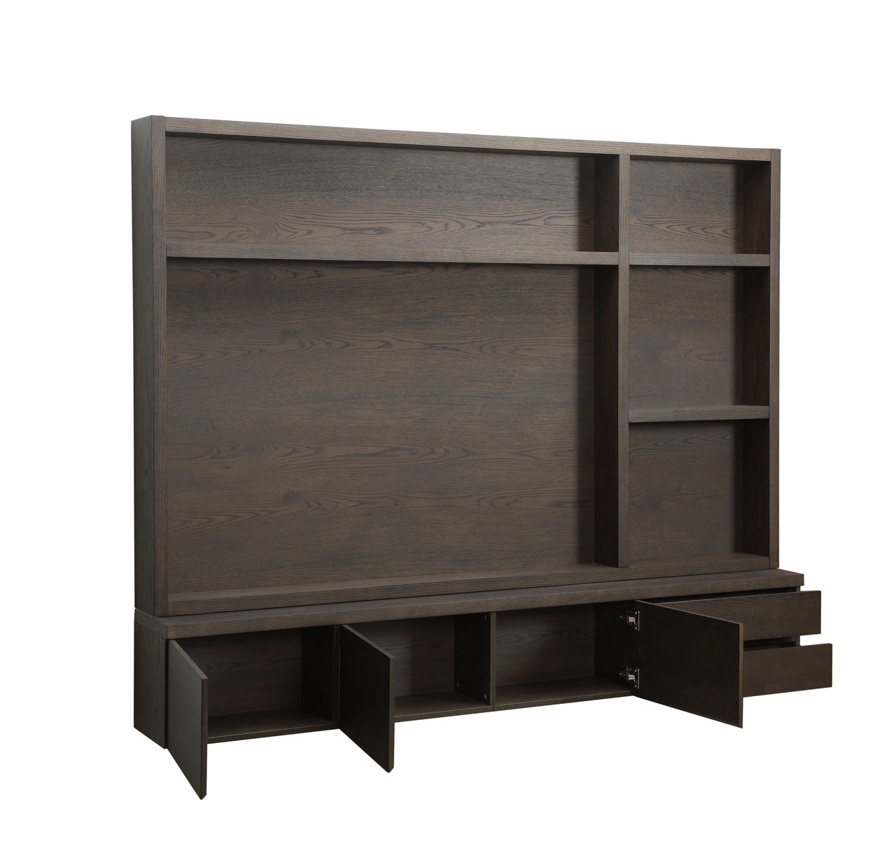 TV cabinet Lachance brown 3-doors 2-drawers by Richmond Interiors