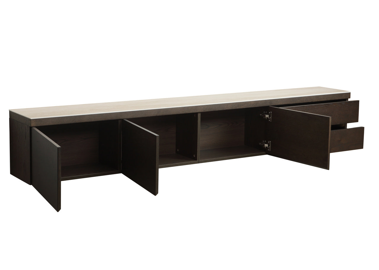 TV cabinet Lachance brown by Richmond Interiors