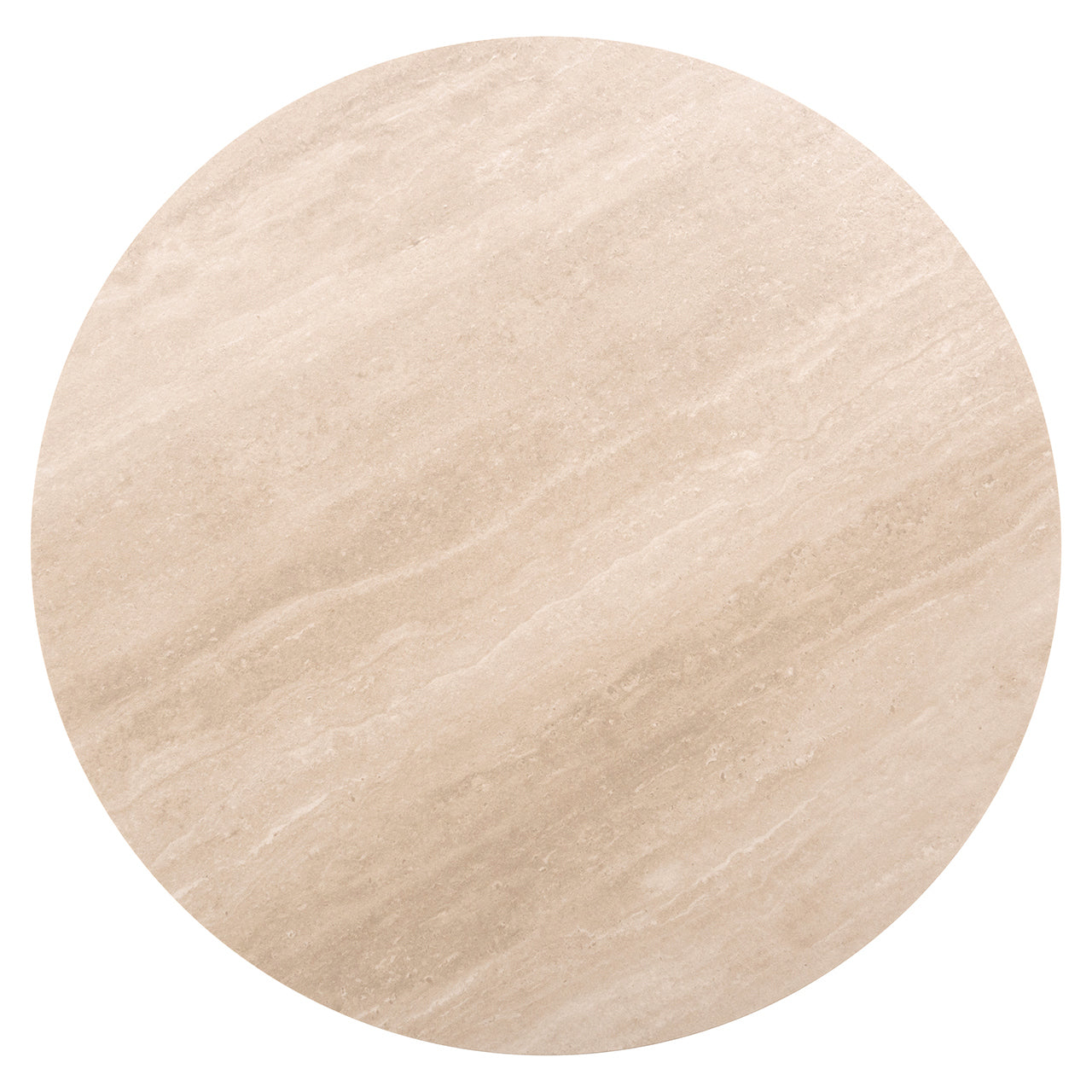 Ritz Brown Oak Veneer & Ceramic Top Bistro Table - 75cm by Richmond Interiors