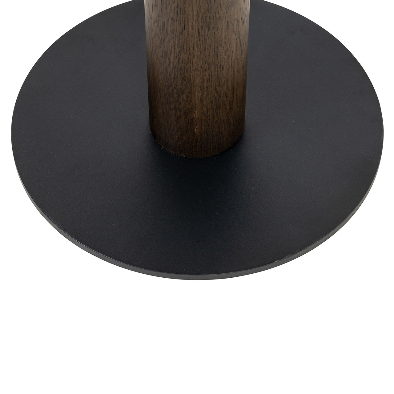 Ritz Brown Oak Veneer & Ceramic Top Bistro Table - 75cm by Richmond Interiors