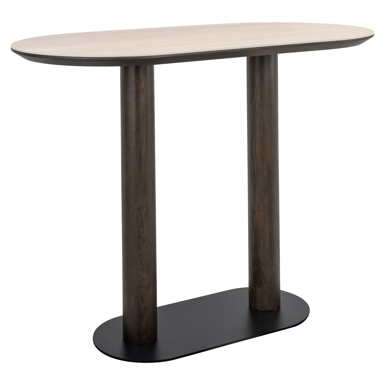 Ritz Brown Oak Veneer & Ceramic Top Bar Table by Richmond Interiors