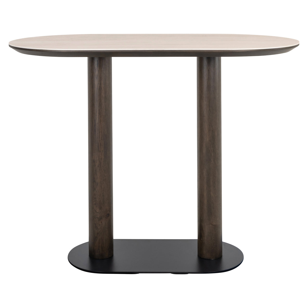 Ritz Brown Oak Veneer & Ceramic Top Bar Table by Richmond Interiors
