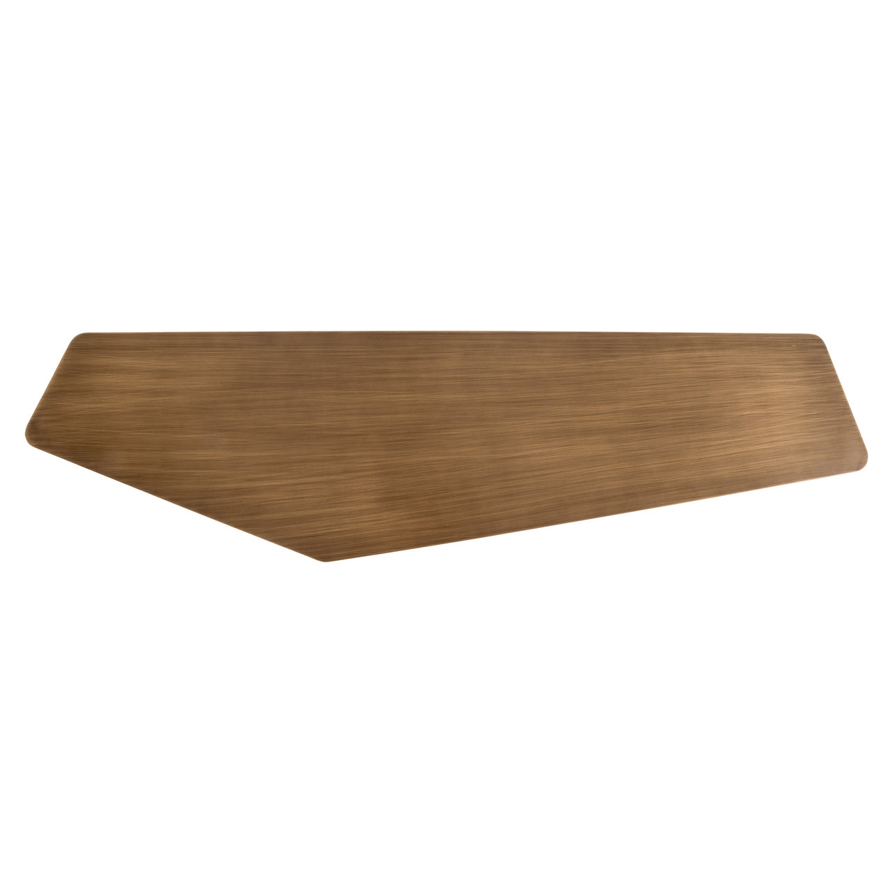 Hexa Brushed Gold Console Table by Richmond Interiors