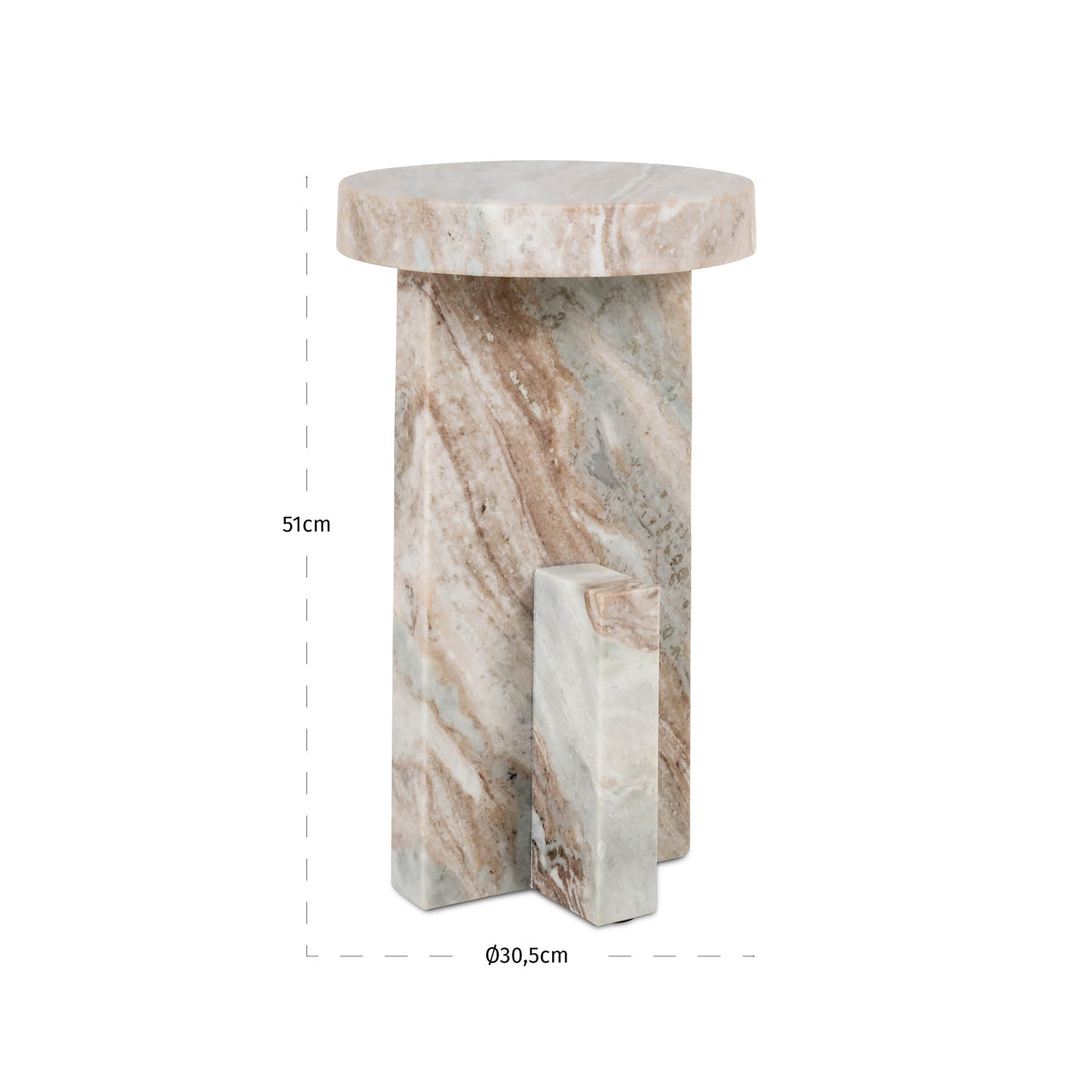 End table Sion Blush beige by Richmond Interiors