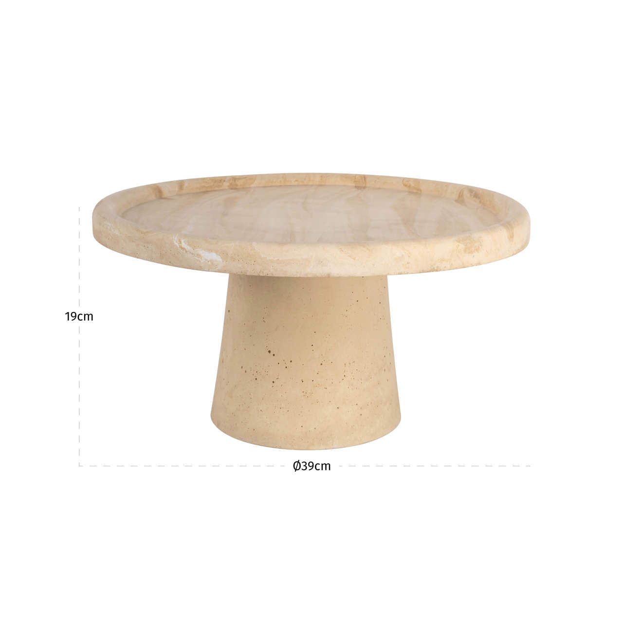 Beccy Beige Cake Plate by Richmond Interiors