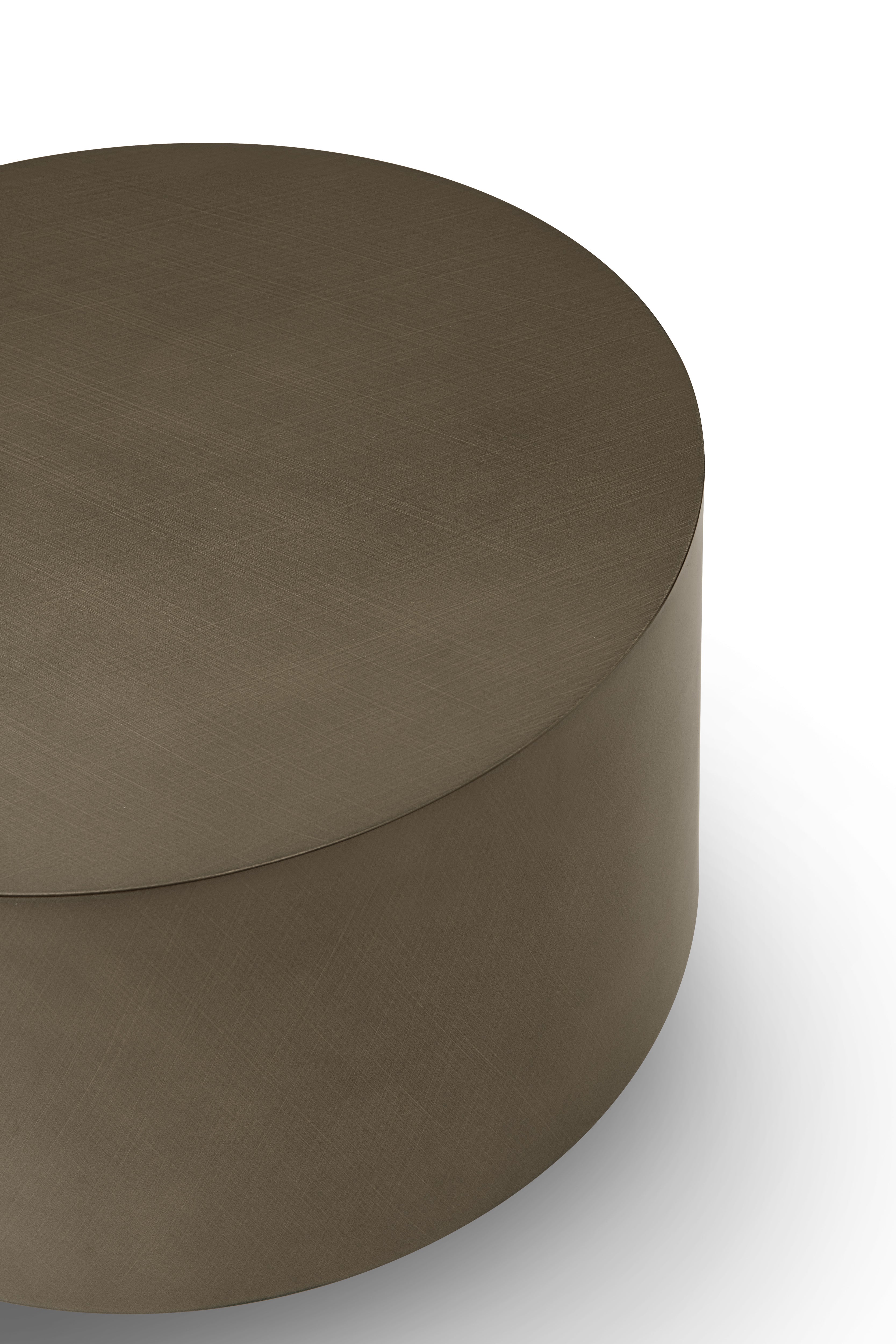Adair Brushed Bronze Side Table Tommy Franks