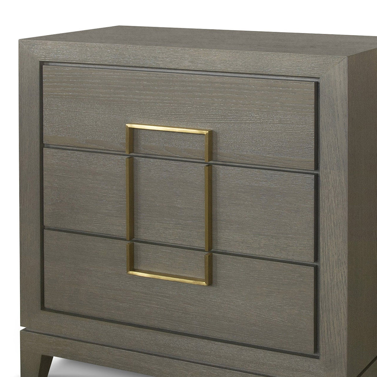 Lucca Grey Oak 3 Drawer Chest by Berkeley Designs
