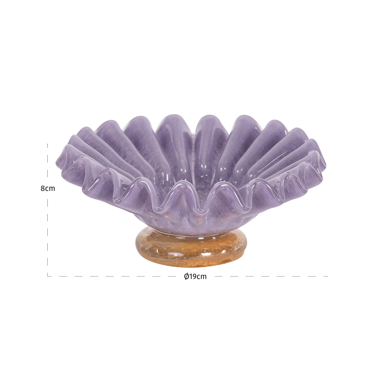 Bowl Beaudyle purple by Richmond Interiors