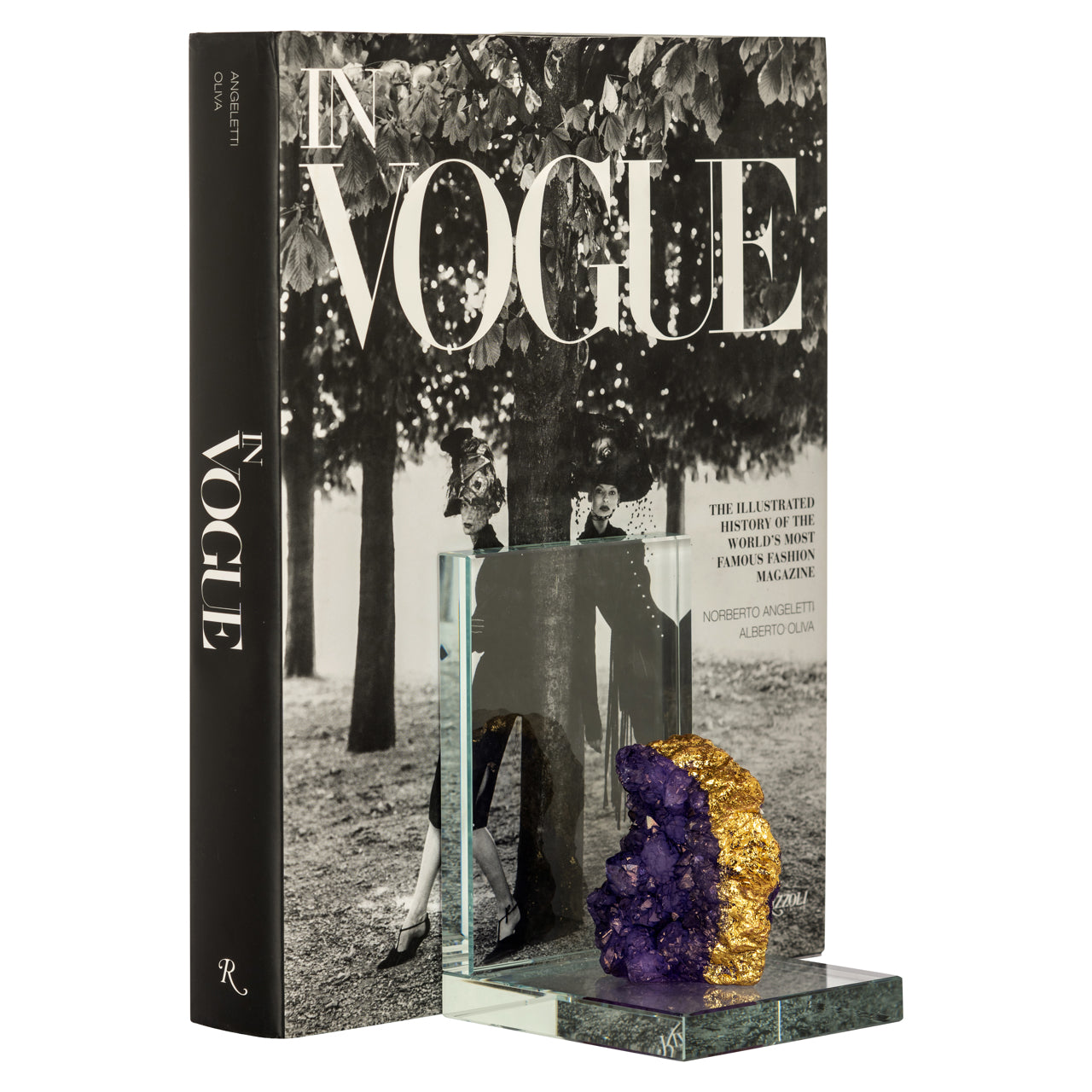 Agate & Crystal Bookends by Richmond Interiors