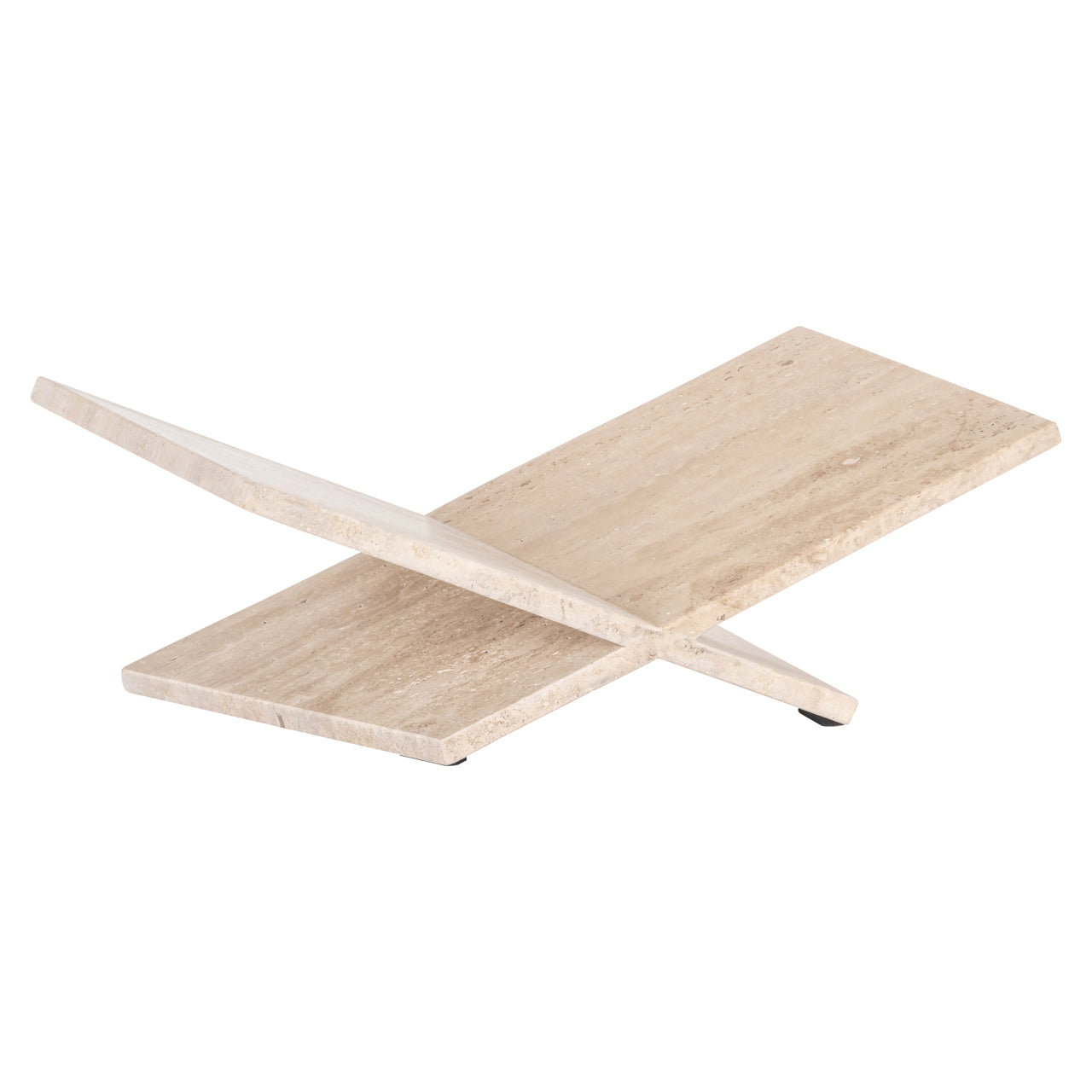 Belice Beige Traverine Bookstand by Richmond Interiors