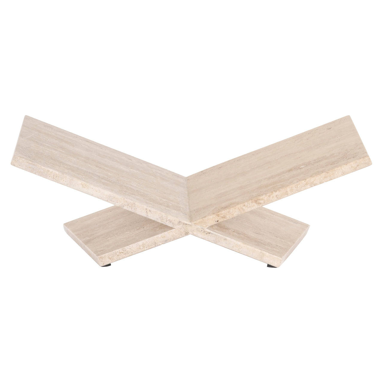 Belice Beige Traverine Bookstand by Richmond Interiors
