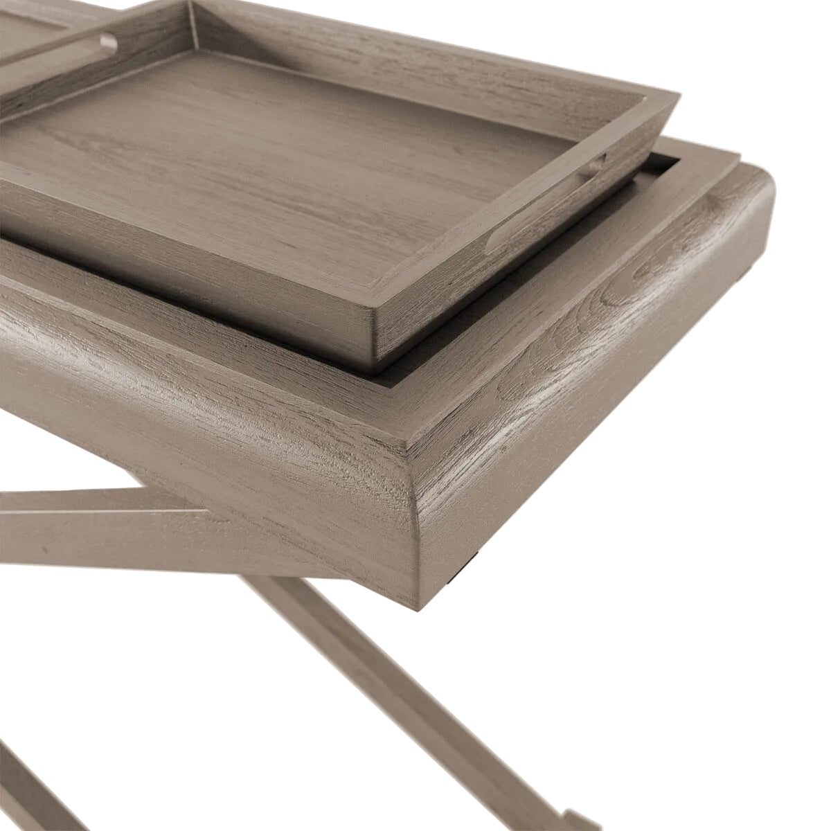 Bentley Console Table - Grey Aged Oak by D.I. Designs