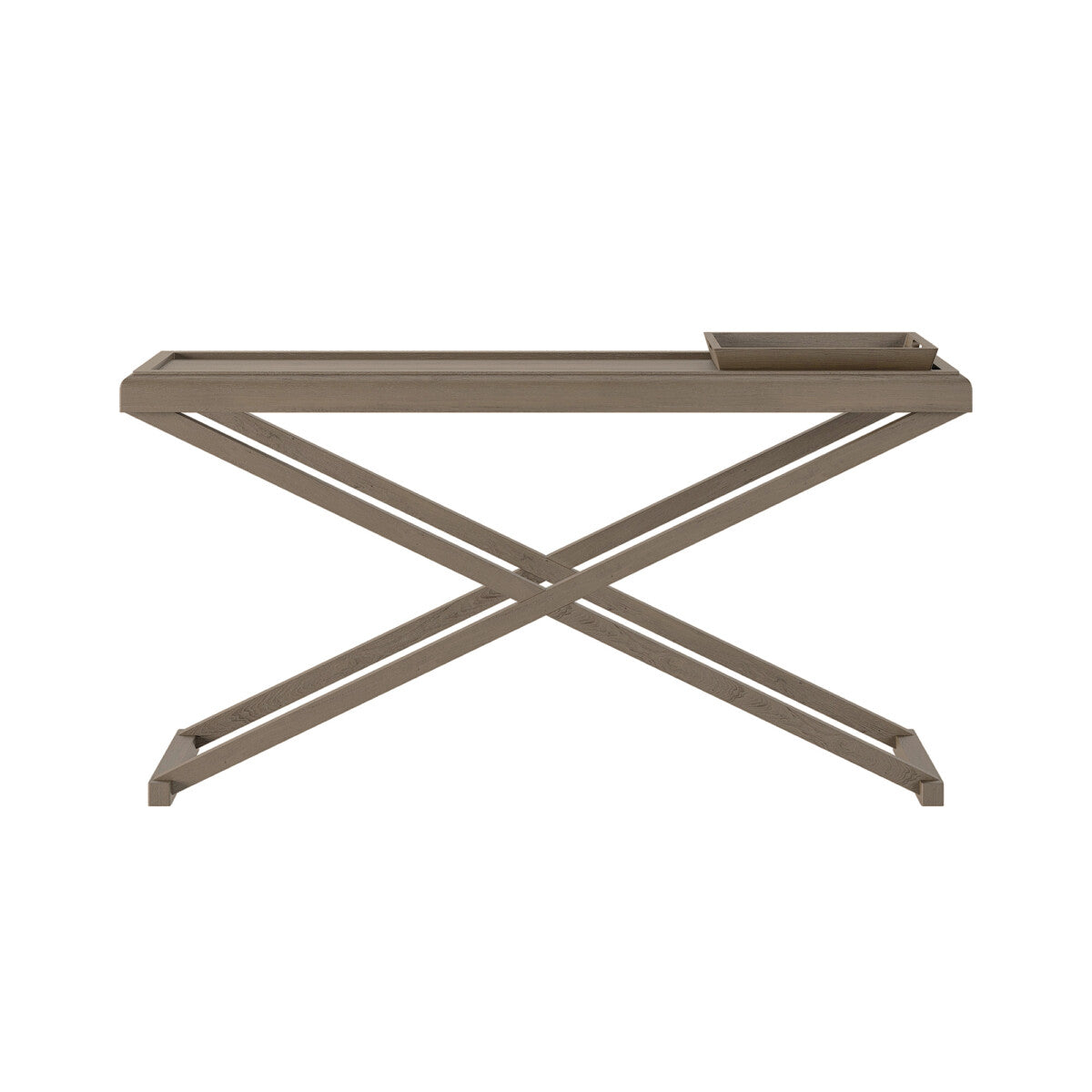 Bentley Console Table - Grey Aged Oak by D.I. Designs