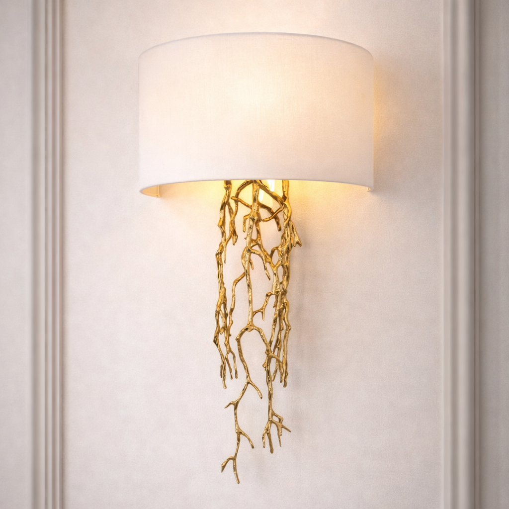 Brinley Solid Brass Wall Light by RV Astley