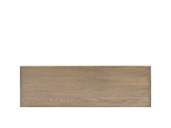 Wickham Wood Console Table - Ribbed Oak by D.I. Designs