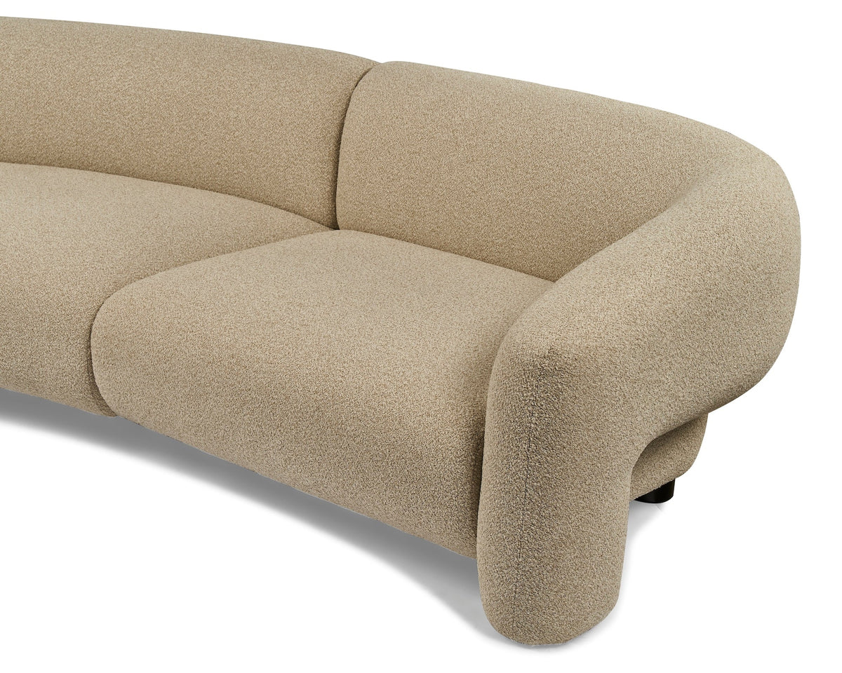 Erin Modular Sofa Right - Capela Sand/ Black Liang & Eimil