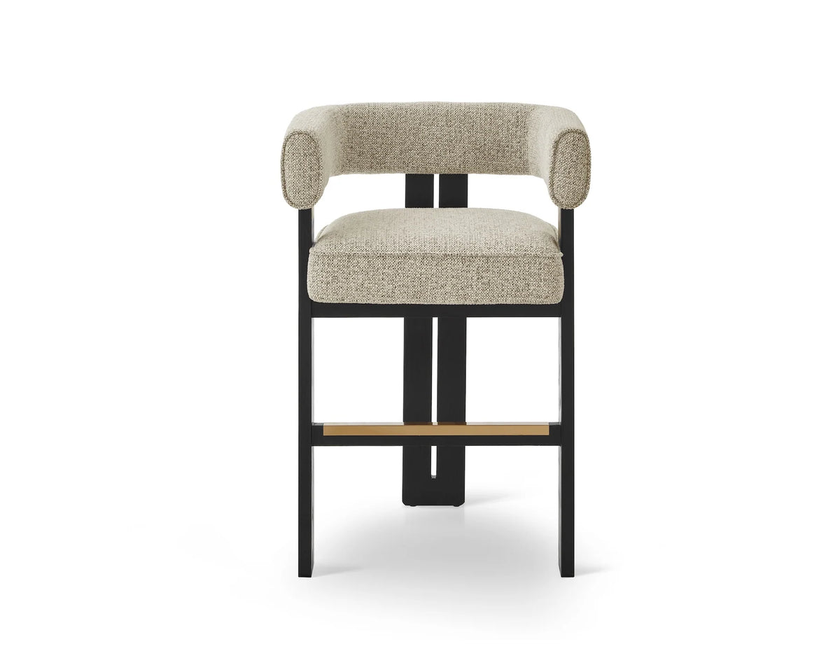 Tilda Bar Stool – Colmer Silver Grain (Crib 5) Liang & Eimil