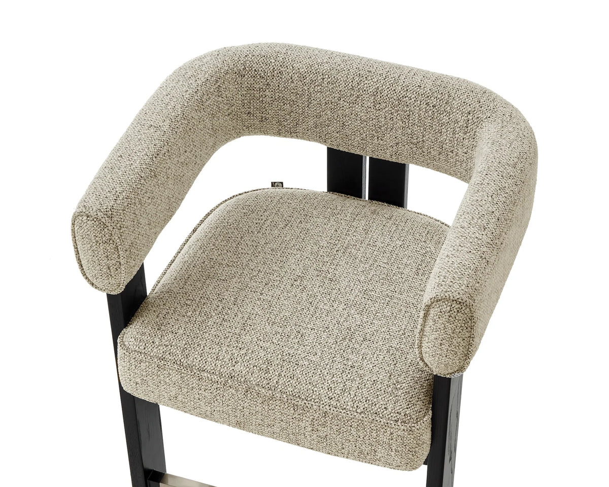Tilda Bar Stool – Colmer Silver Grain (Crib 5) Liang & Eimil