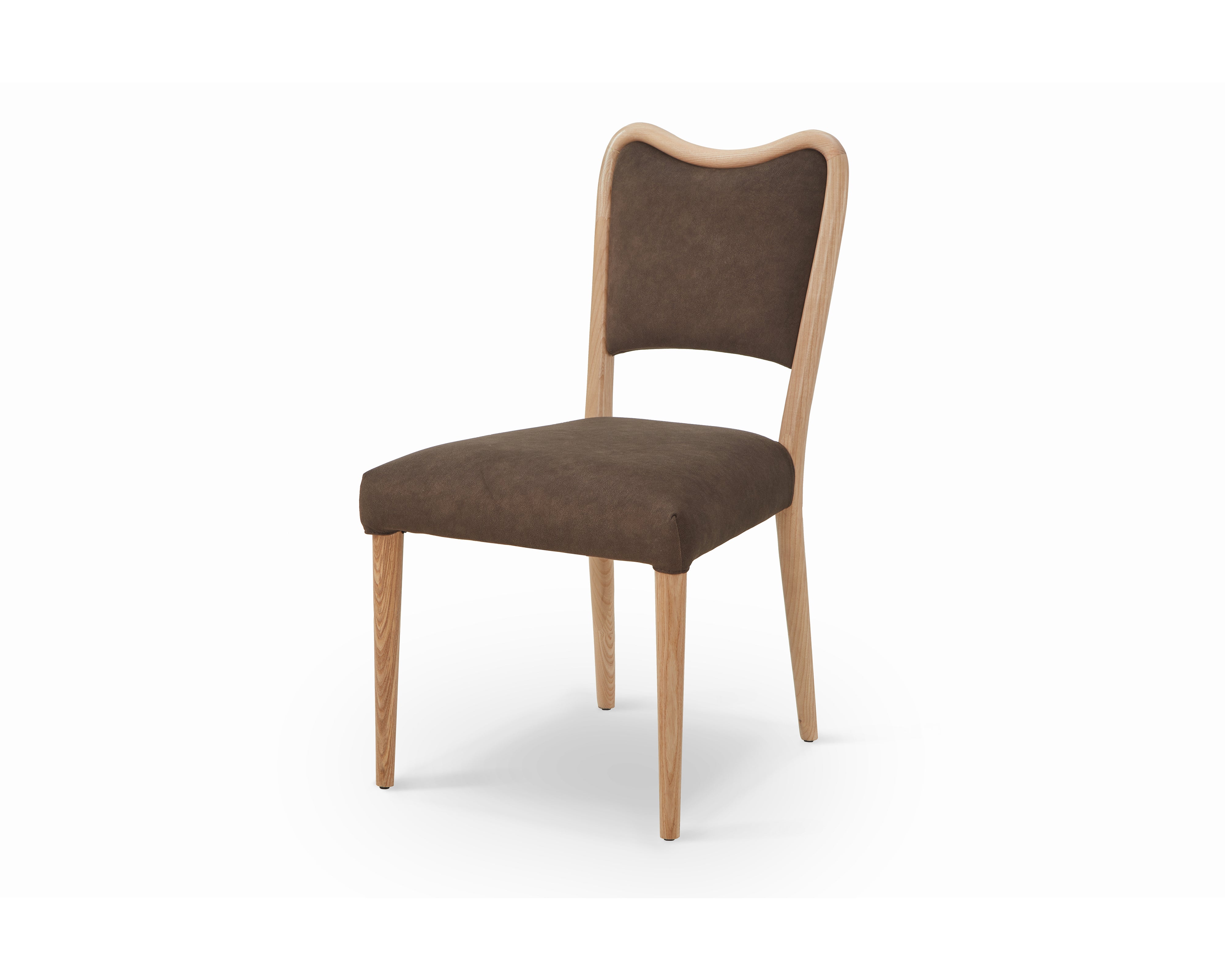 Adelaide Dining Chair - (Crib 5) Hopper Terra & Brushed Natural Wood by Liang & Eimil