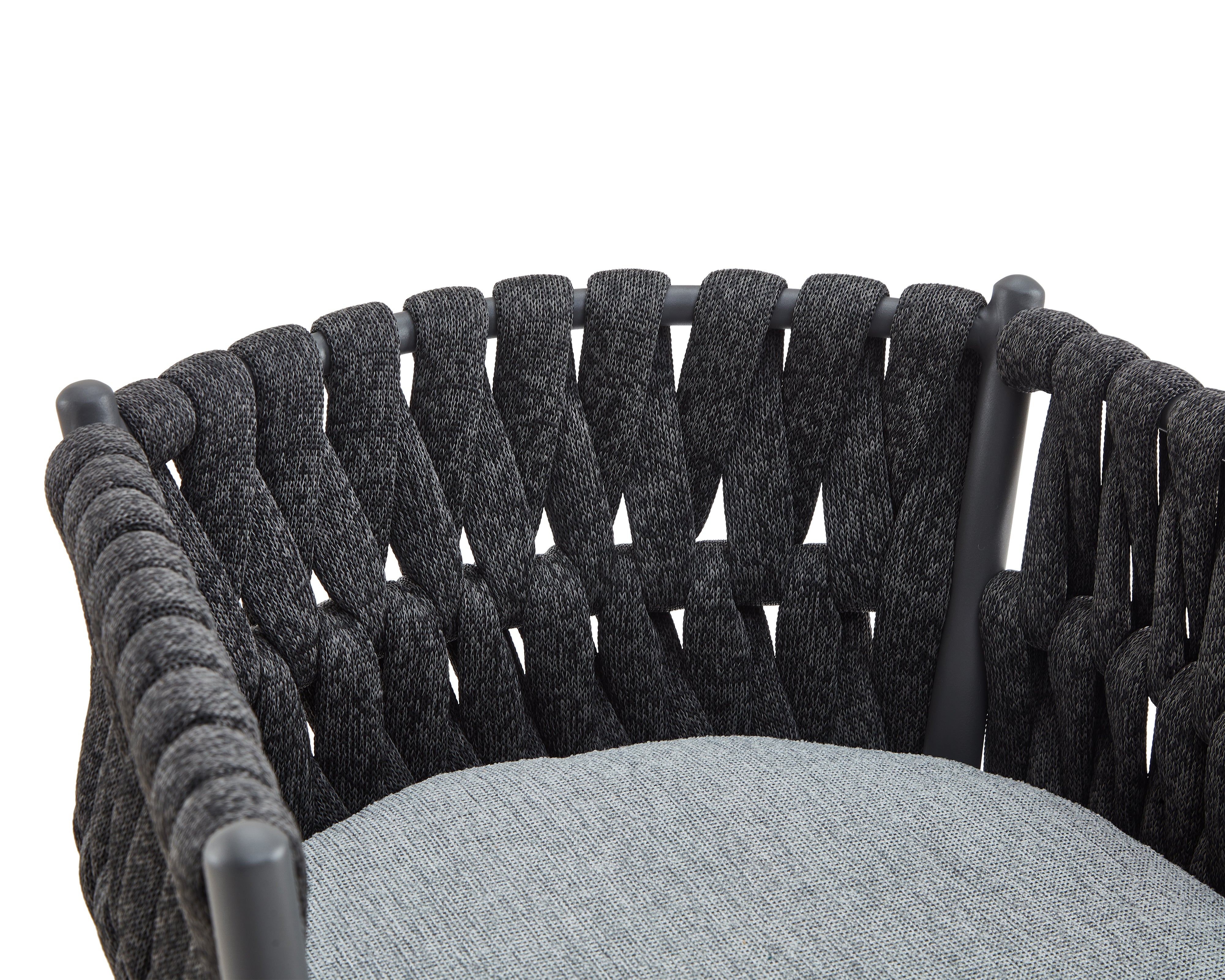 Charly Outdoor Dining Chair - (Crib 5) Hunter Stone and Charcoal Grey by Liang & Eimil