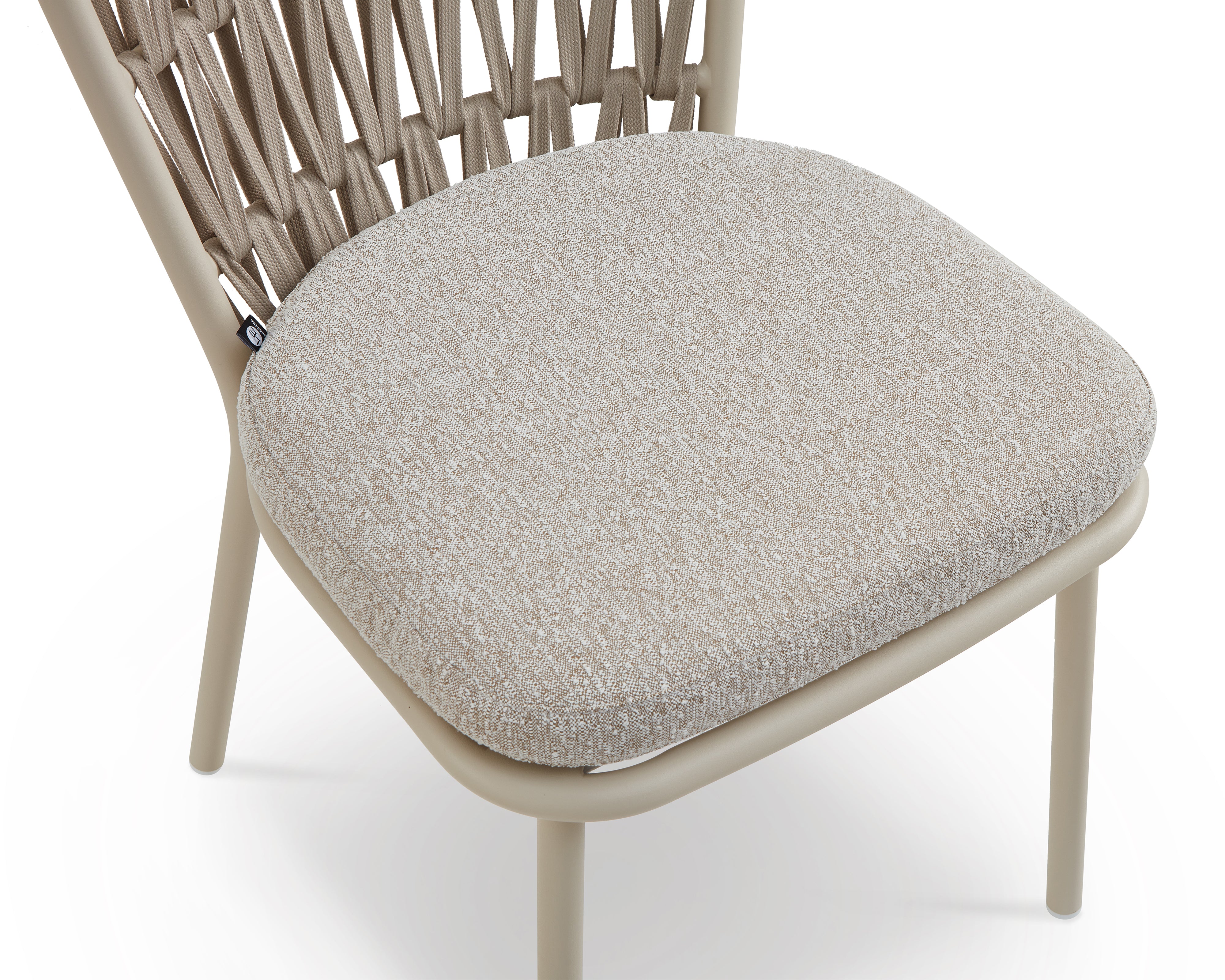 Ariana Outdoor Dining Chair (set of 2) - (Crib 5) Forest Beige & Warm Ivory by Liang & Eimil