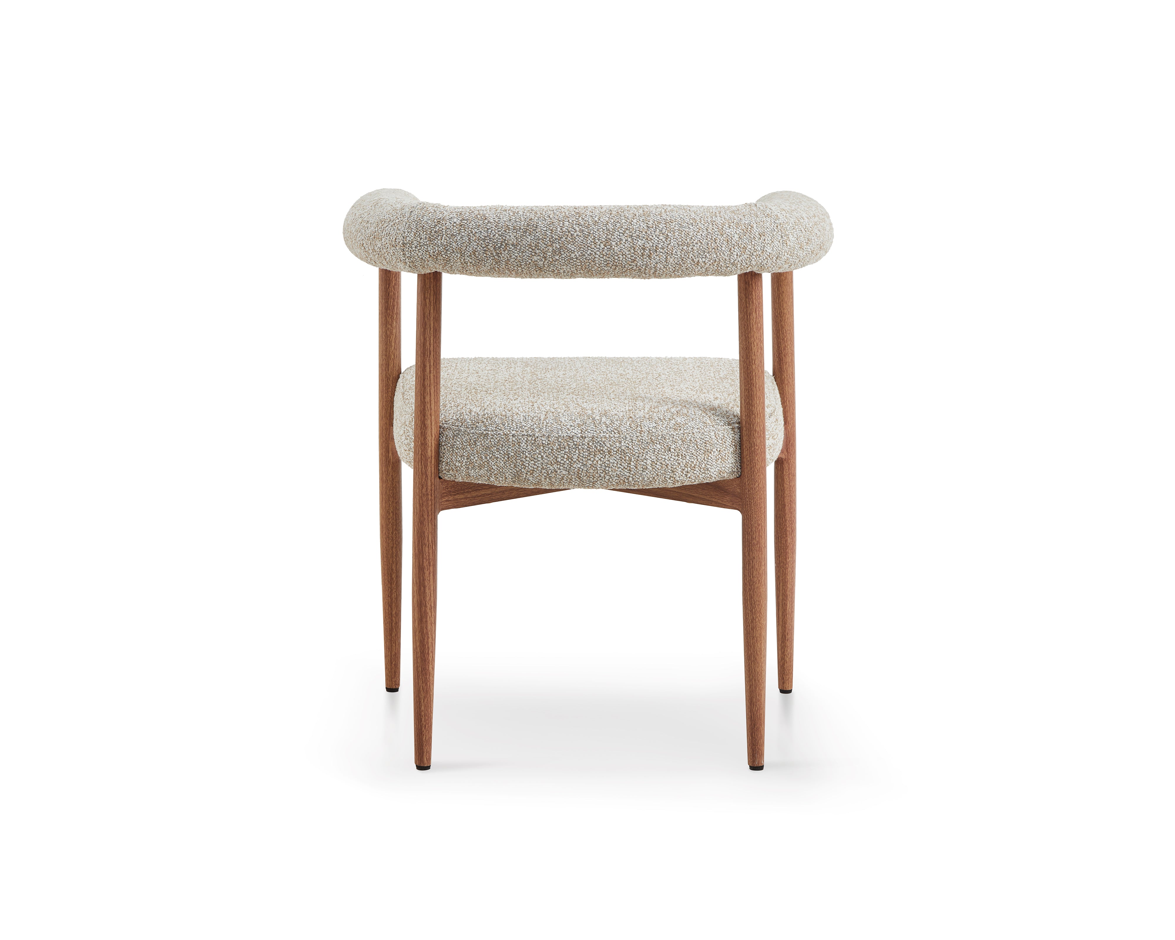 Nantes Outdoor Dining Chair - (Crib 5) Lima Beige and Walnut by Liang & Eimil