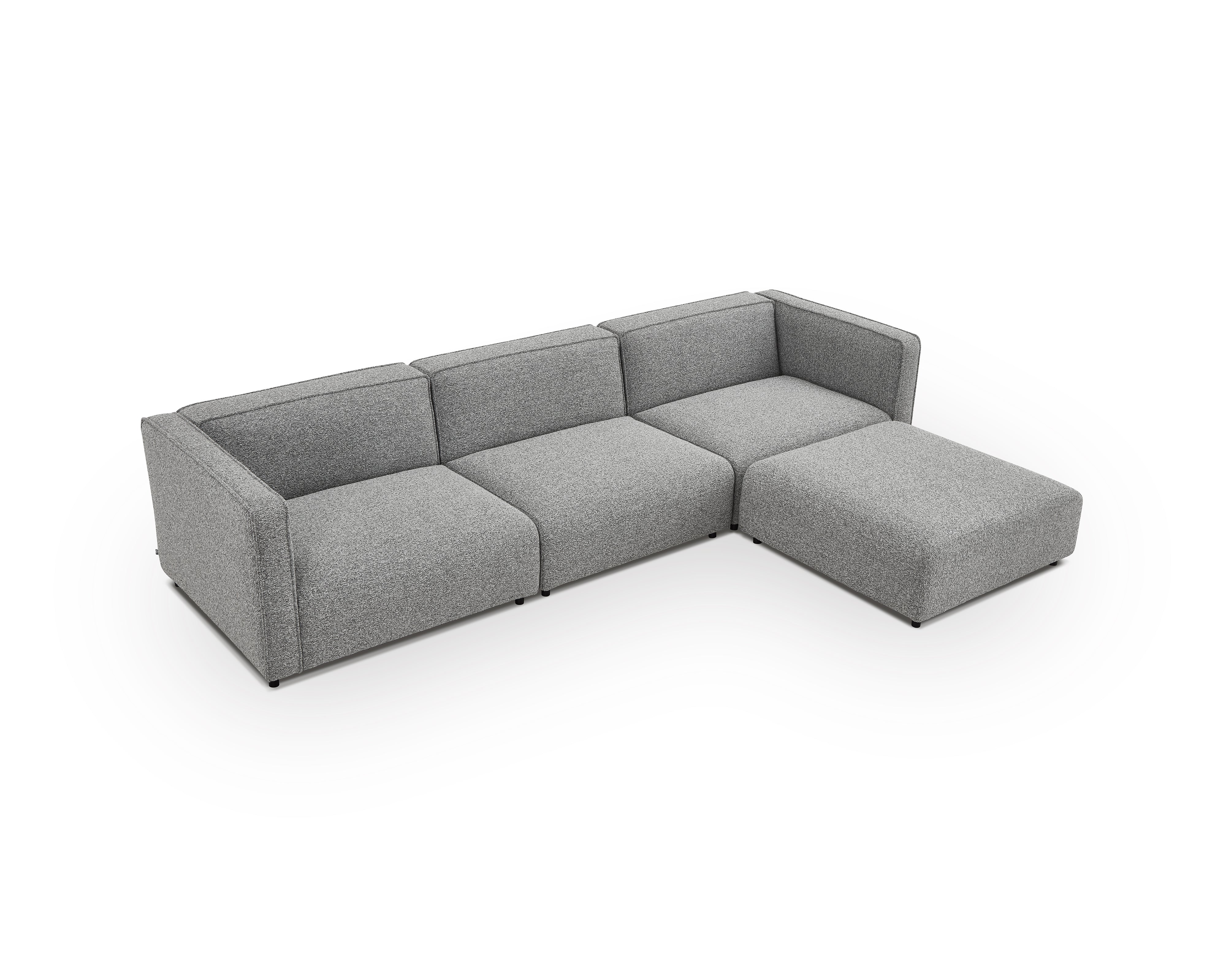 Riviera Outdoor Modular Sofa - (Crib 5) Lima Grey and Deep Charcoal by Liang & Eimil