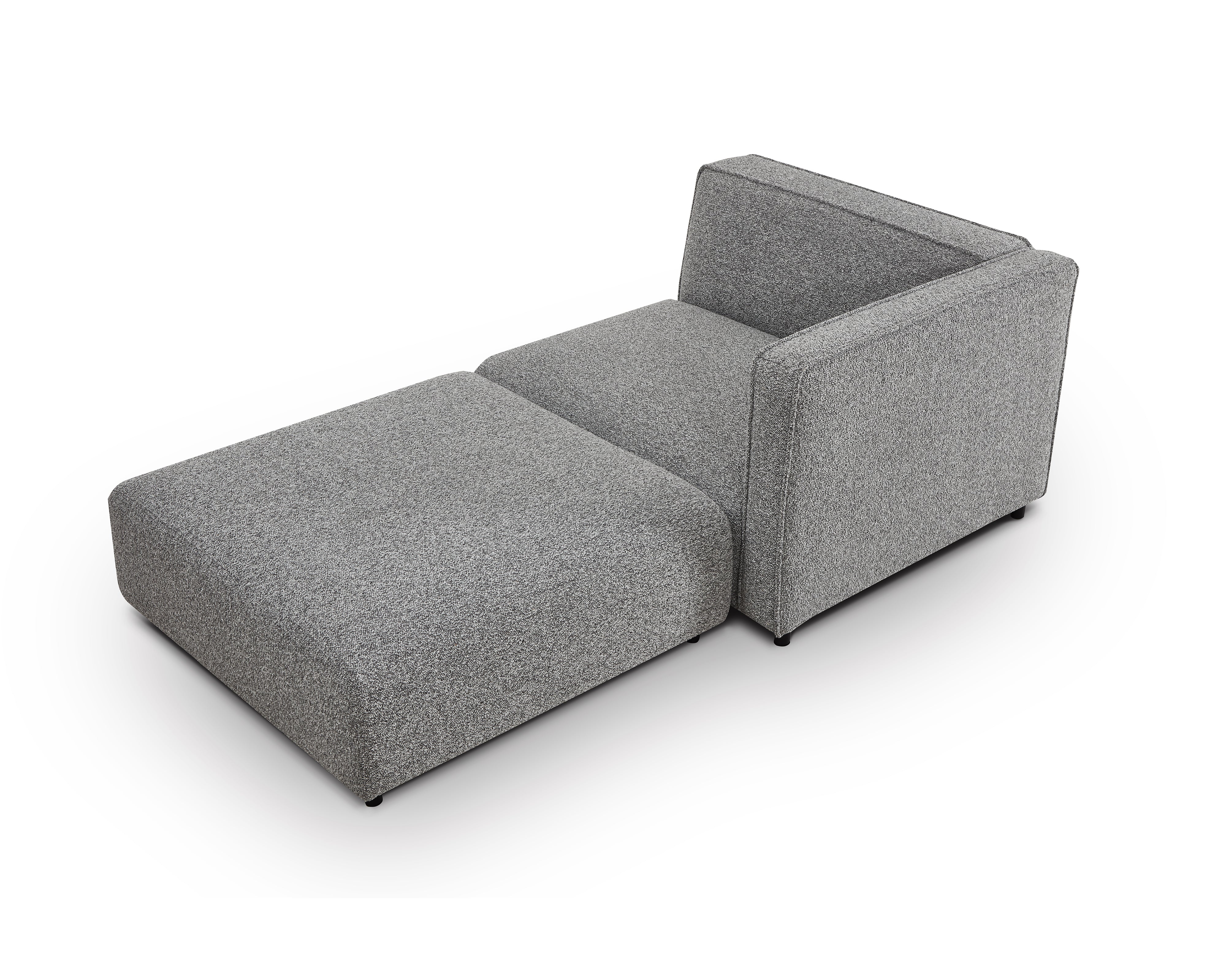 Riviera Outdoor Modular Sofa - (Crib 5) Lima Grey and Deep Charcoal by Liang & Eimil