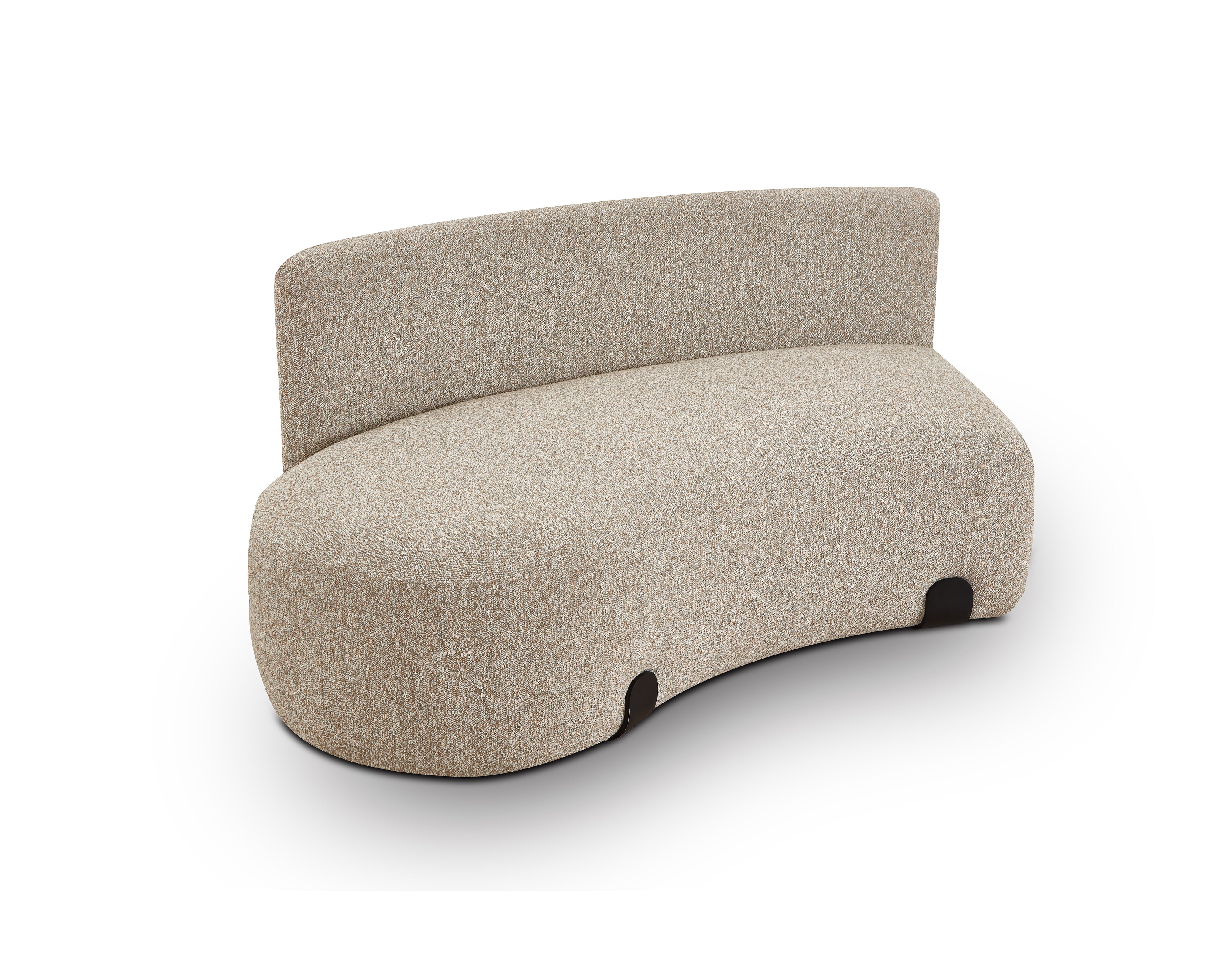 Capri Outdoor Modular Sofa - (Crib 5) Lima Beige and Deep Charcoal by Liang & Eimil