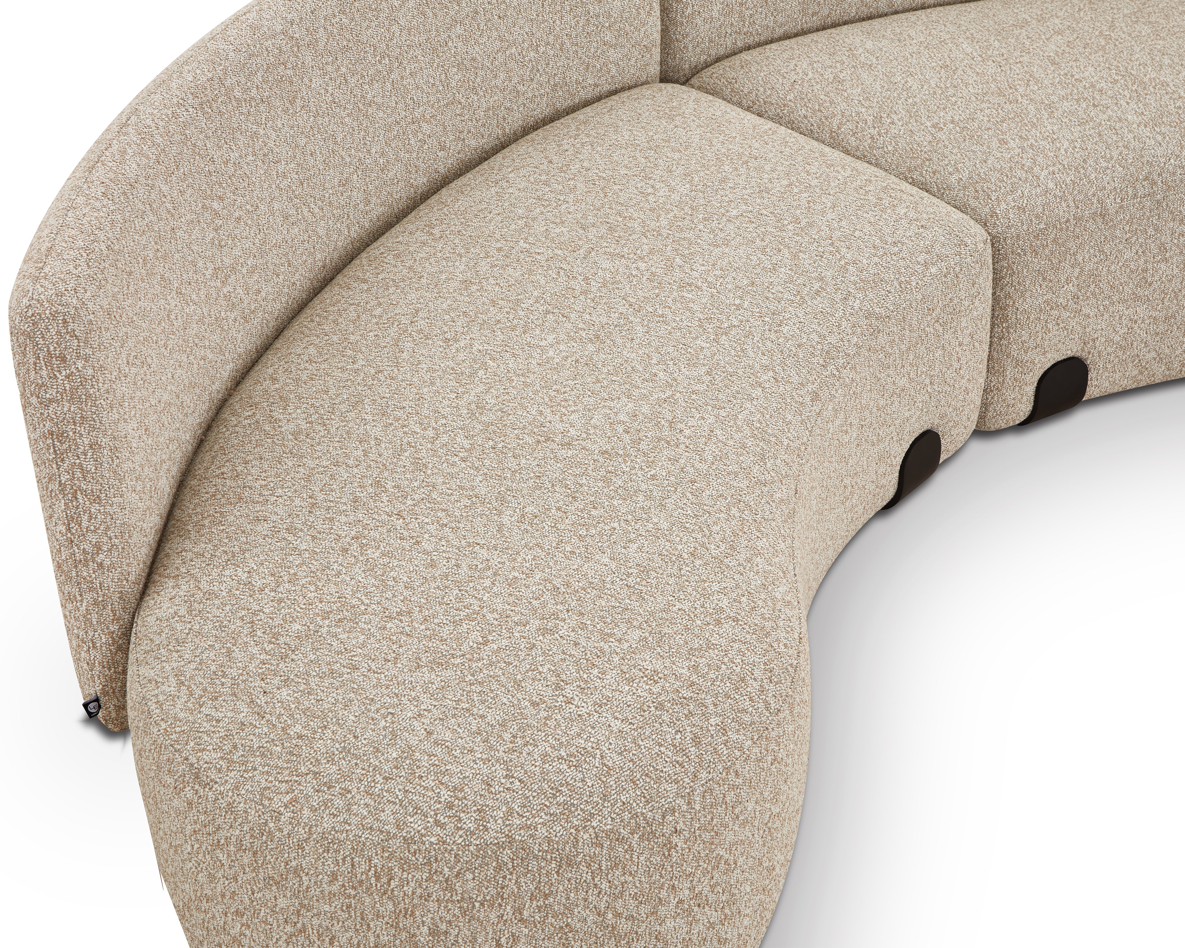 Capri Outdoor Modular Sofa - (Crib 5) Lima Beige and Deep Charcoal by Liang & Eimil