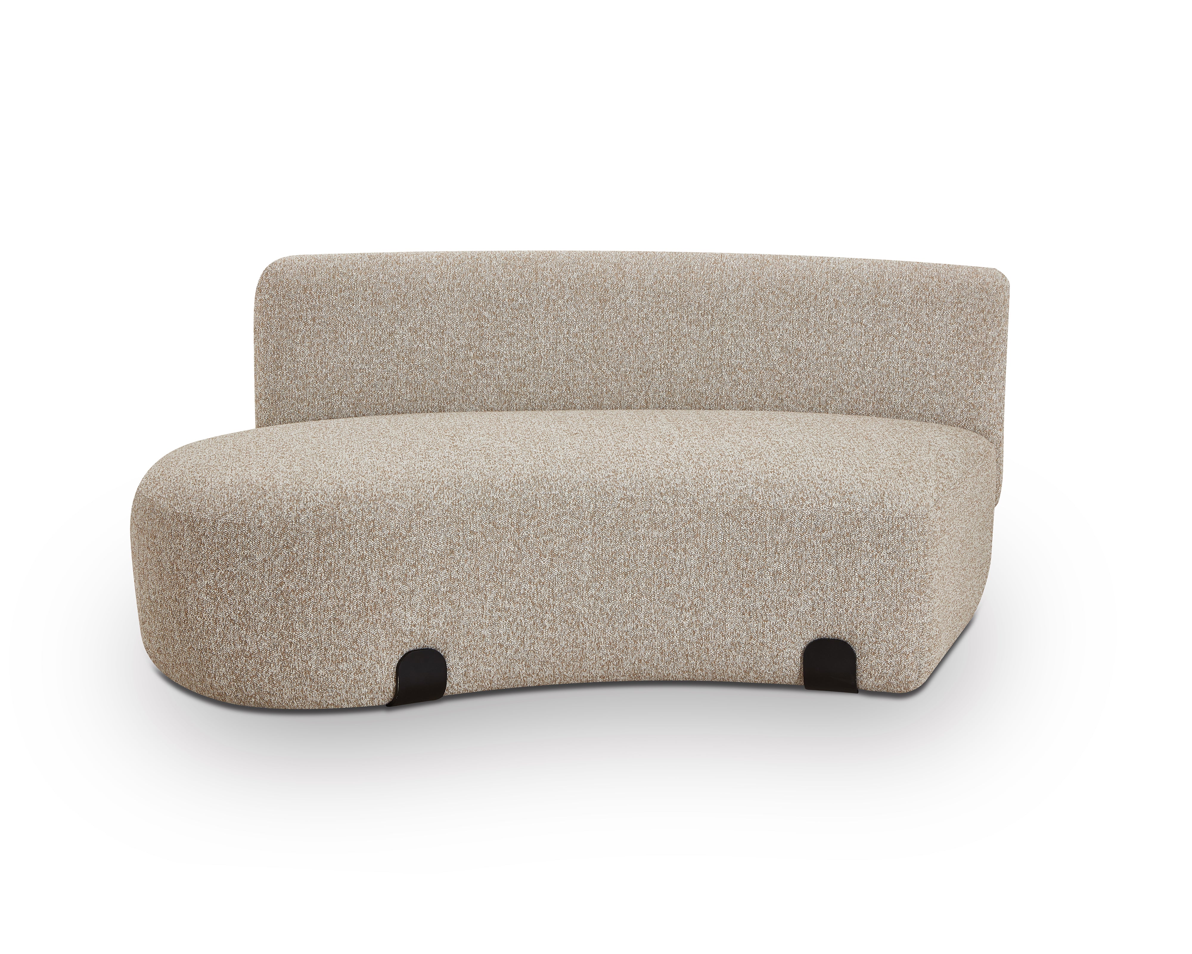 Capri Outdoor Modular Sofa - (Crib 5) Lima Beige and Deep Charcoal by Liang & Eimil