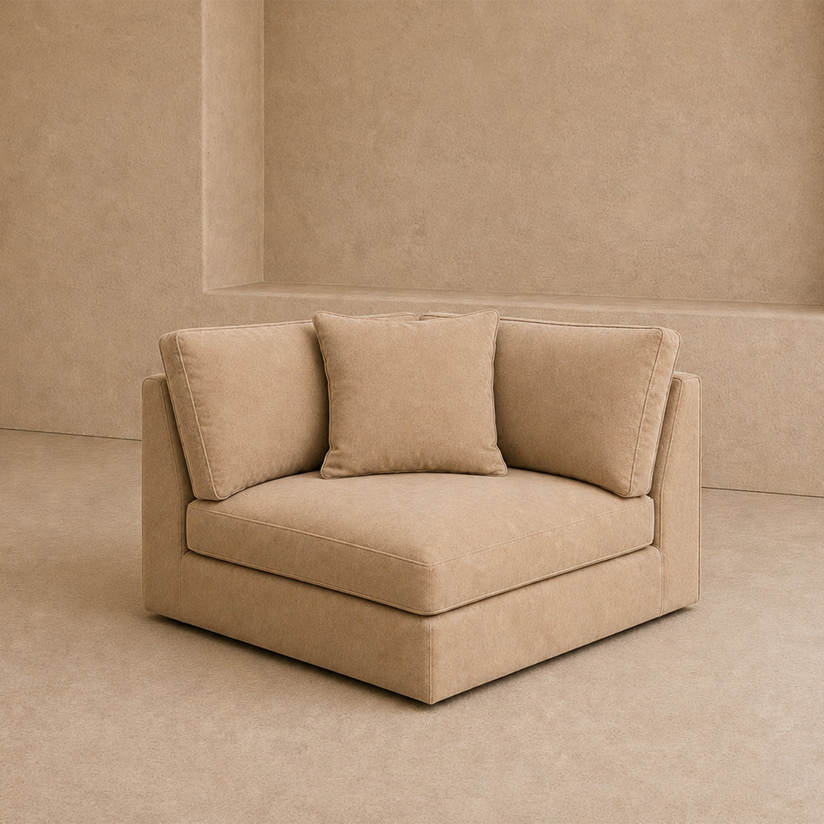 Efren Modular Sofa Corner - (Crib 5) Hopper Desert by Liang & Eimil