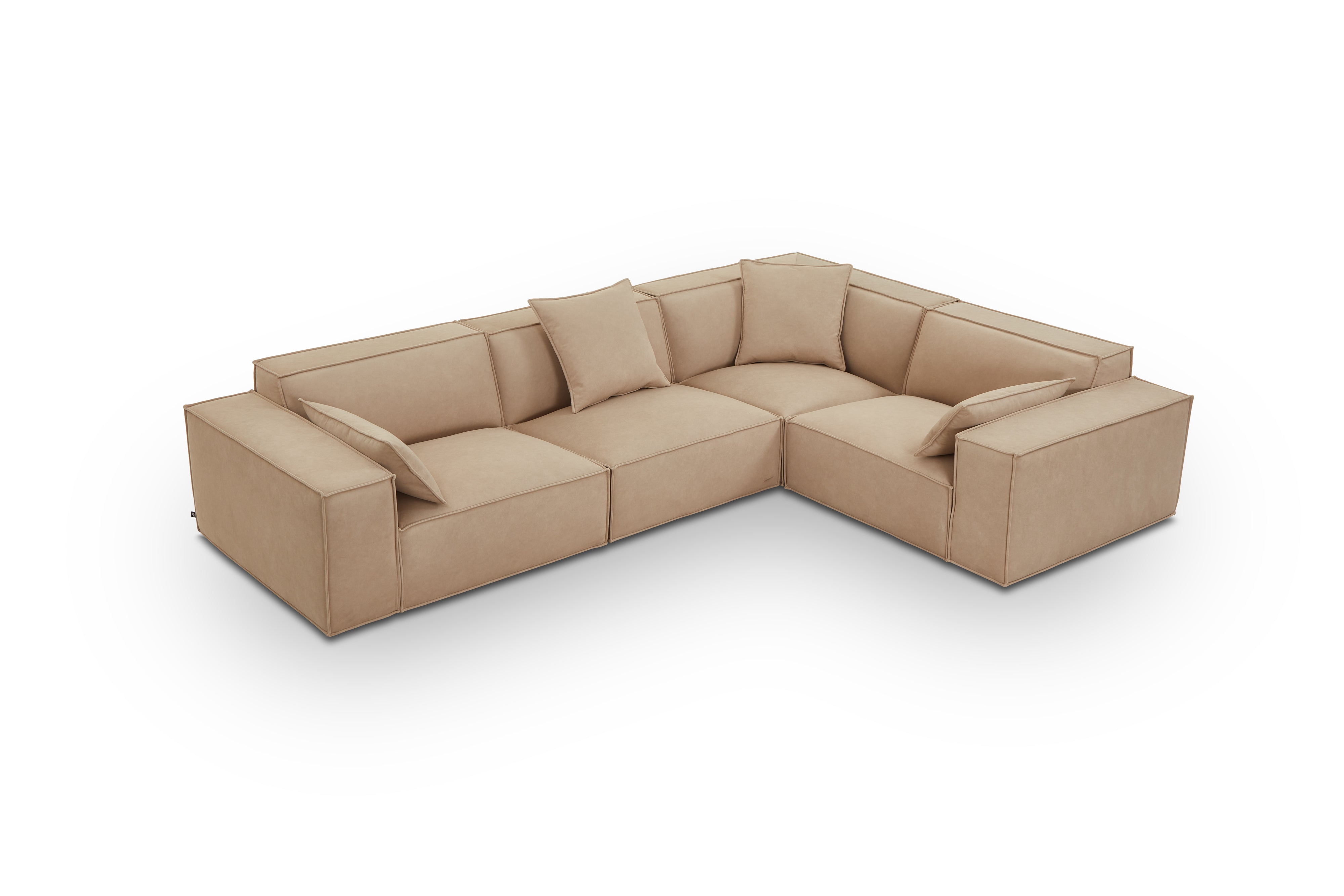 Efren Modular Sofa Right - (Crib 5) Hopper Desert by Liang & Eimil