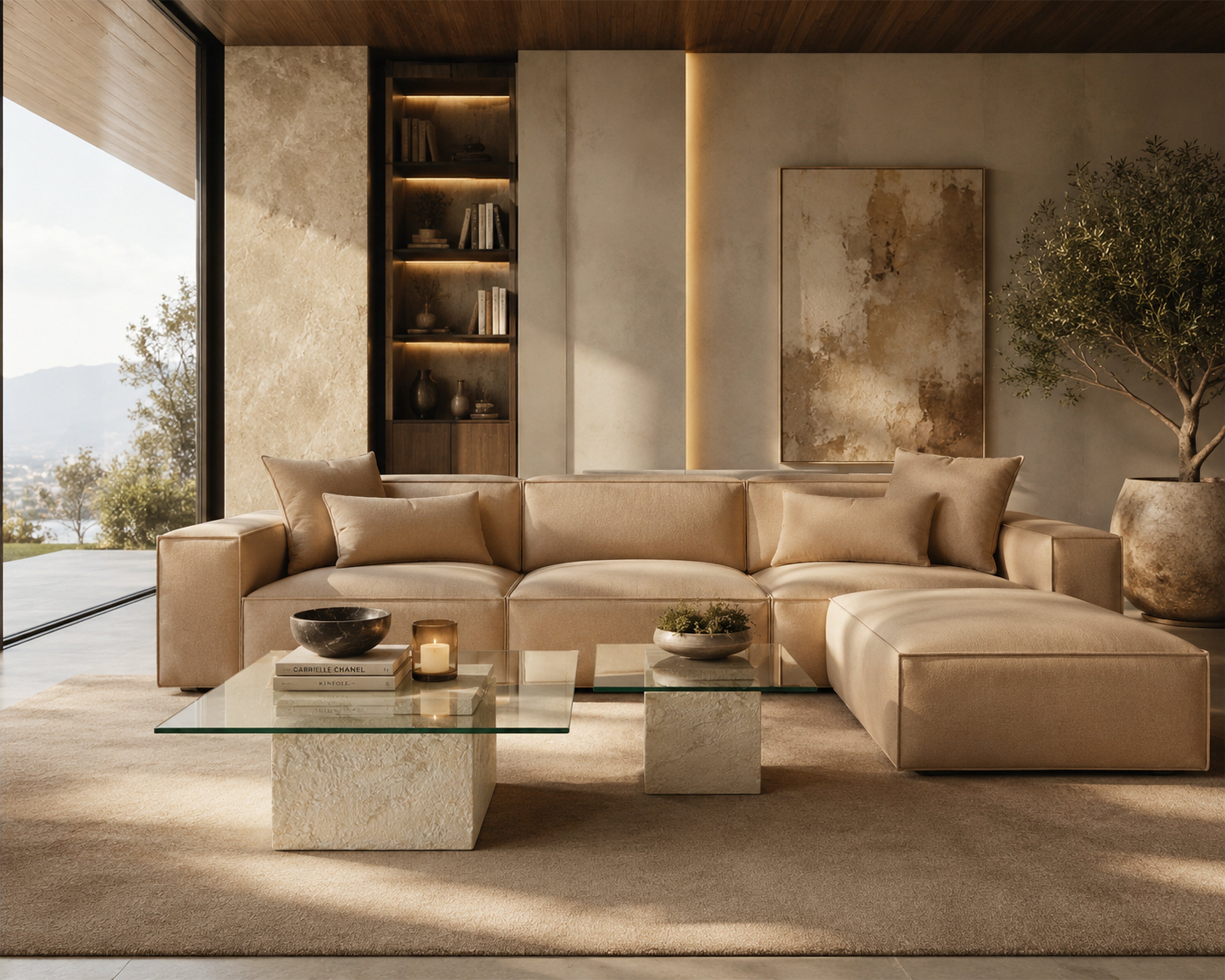 Efren Modular Sofa Left - (Crib 5) Hopper Desert by Liang & Eimil