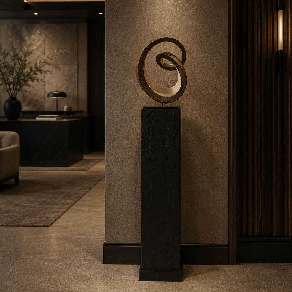 Alta Wenge Oak Pedestal Liang & Eimil