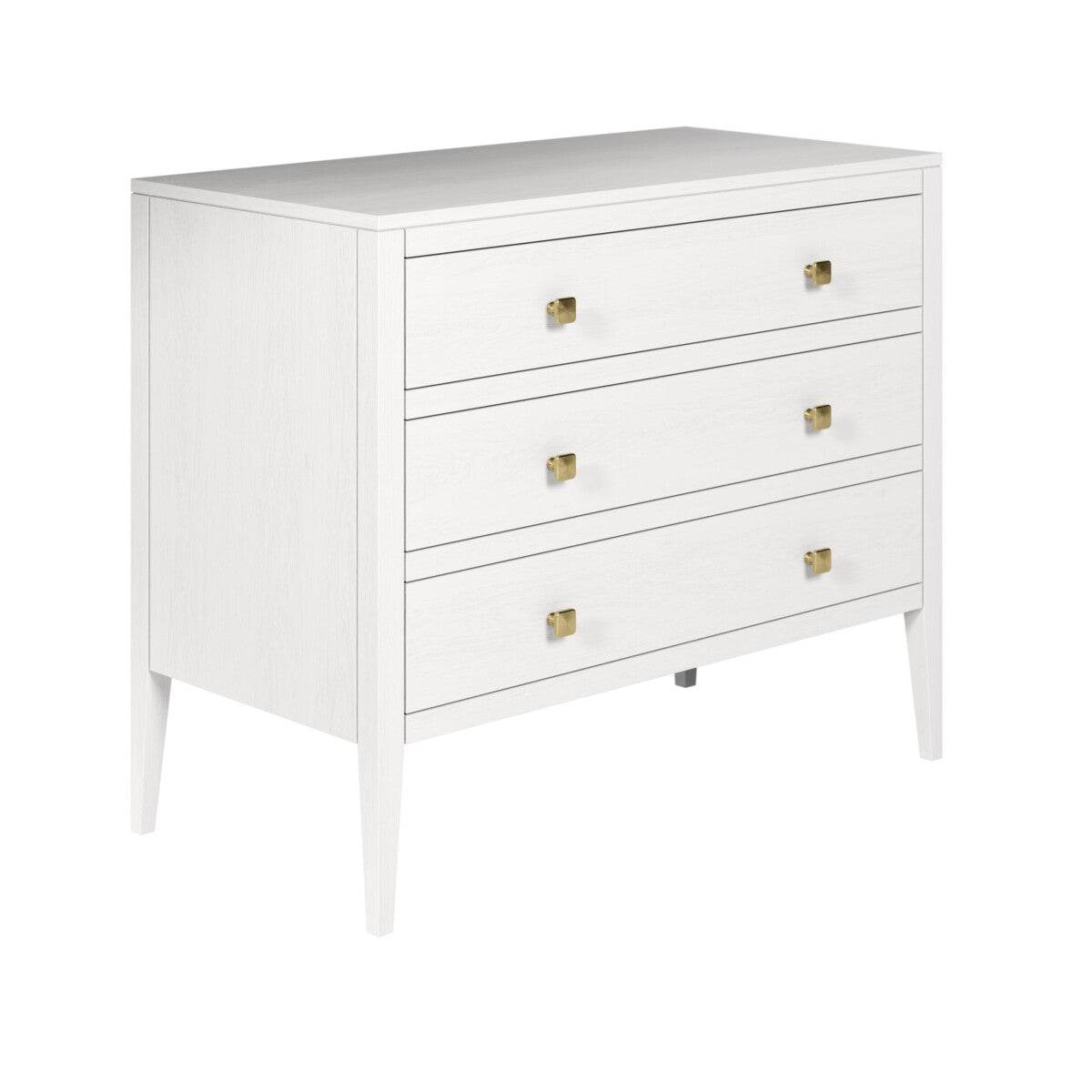 Radford White Chest of Drawers - White by D.I. Designs