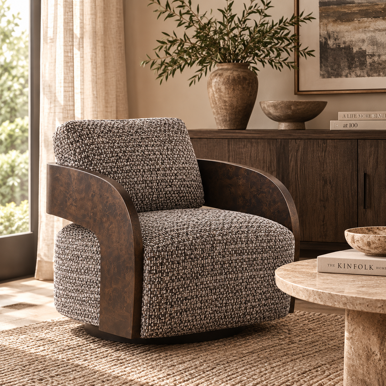 Claire Cobblestone Chair Kensington
