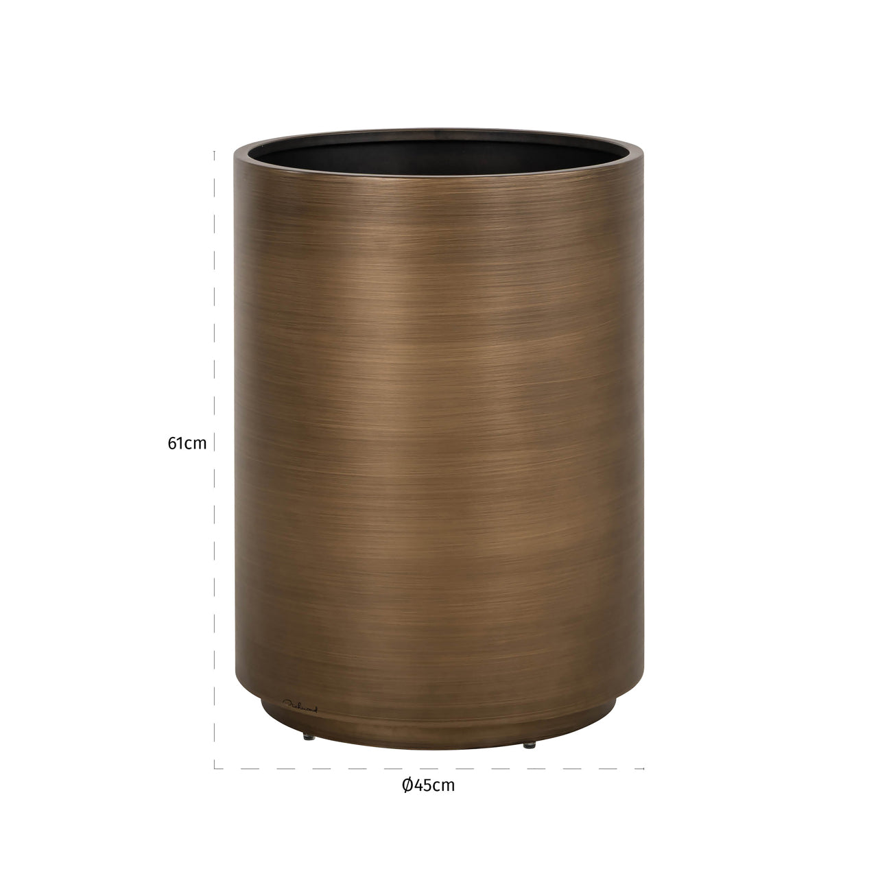Dira Brushed Gold Planter - 45cm by Richmond Interiors