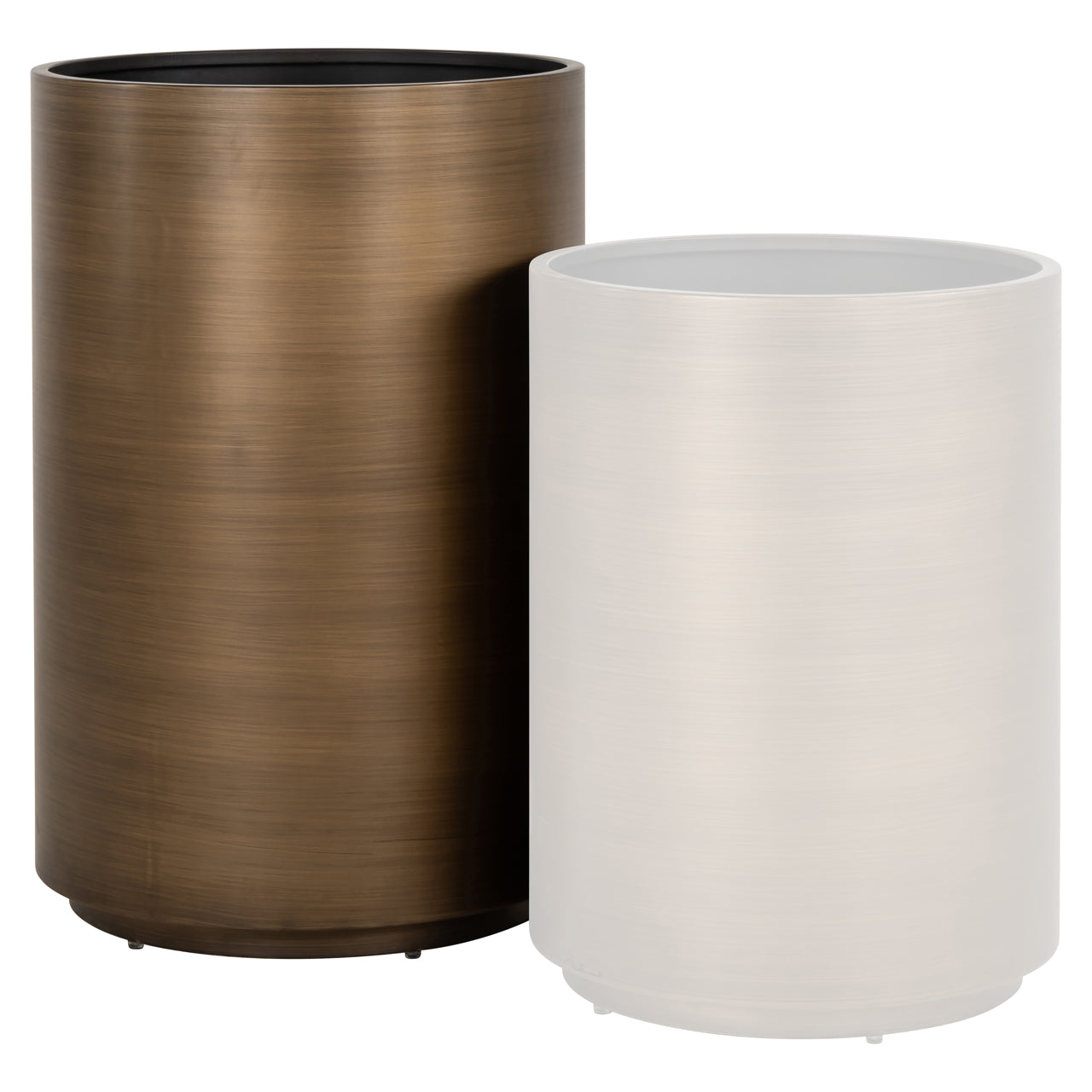 Dira Brushed Gold Planter - 50cm by Richmond Interiors