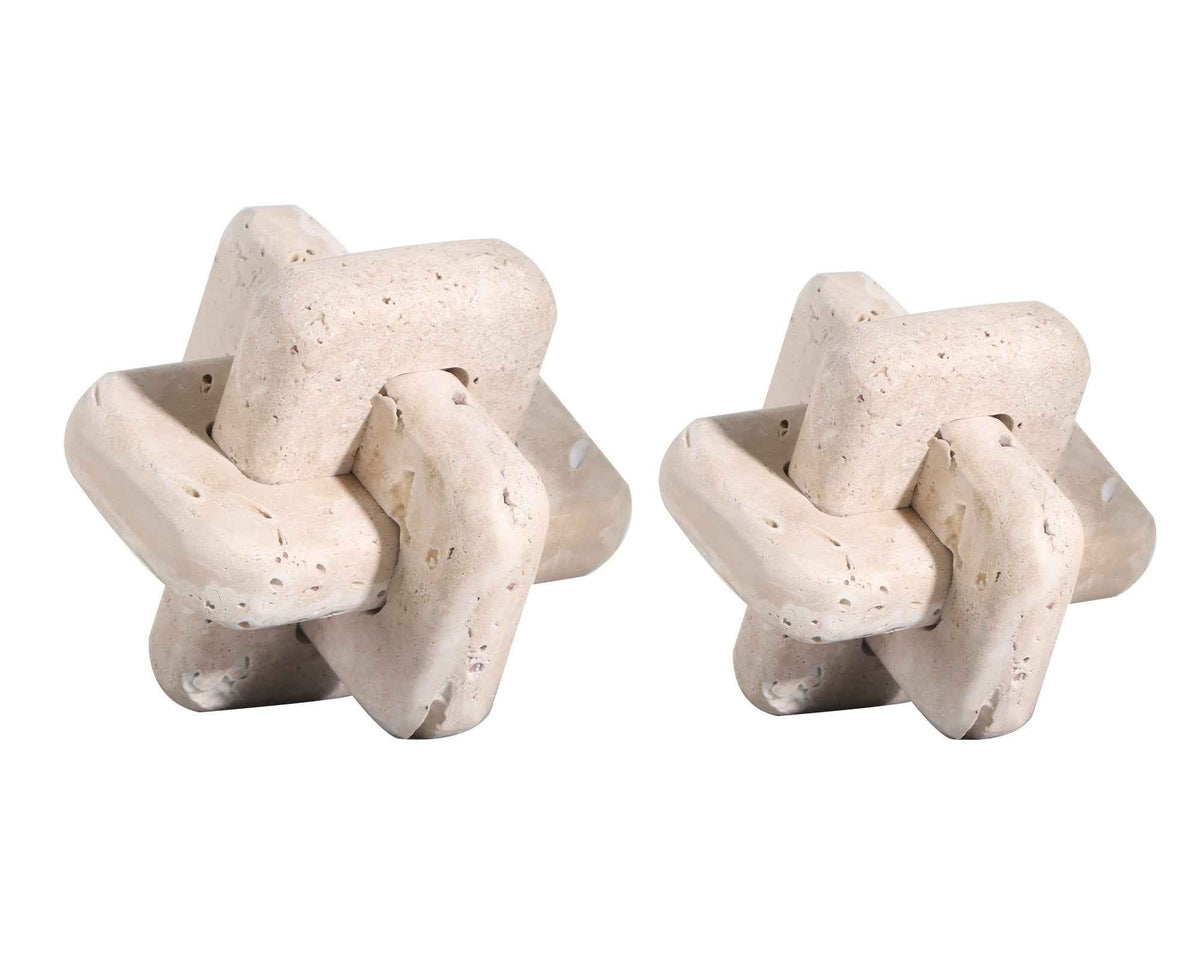 Carlton Sculpture (set of 2) - Beige