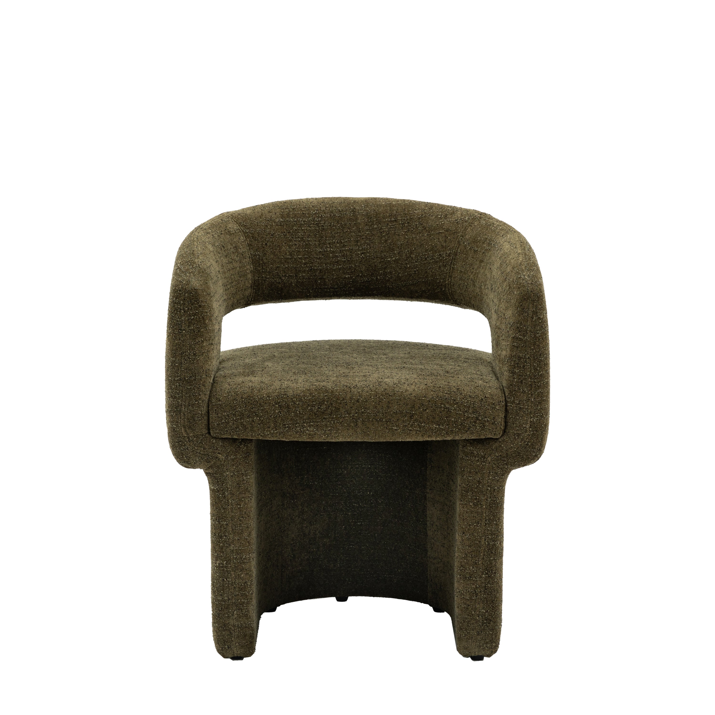 Sloane Green Fabric Dining Chair by Abode