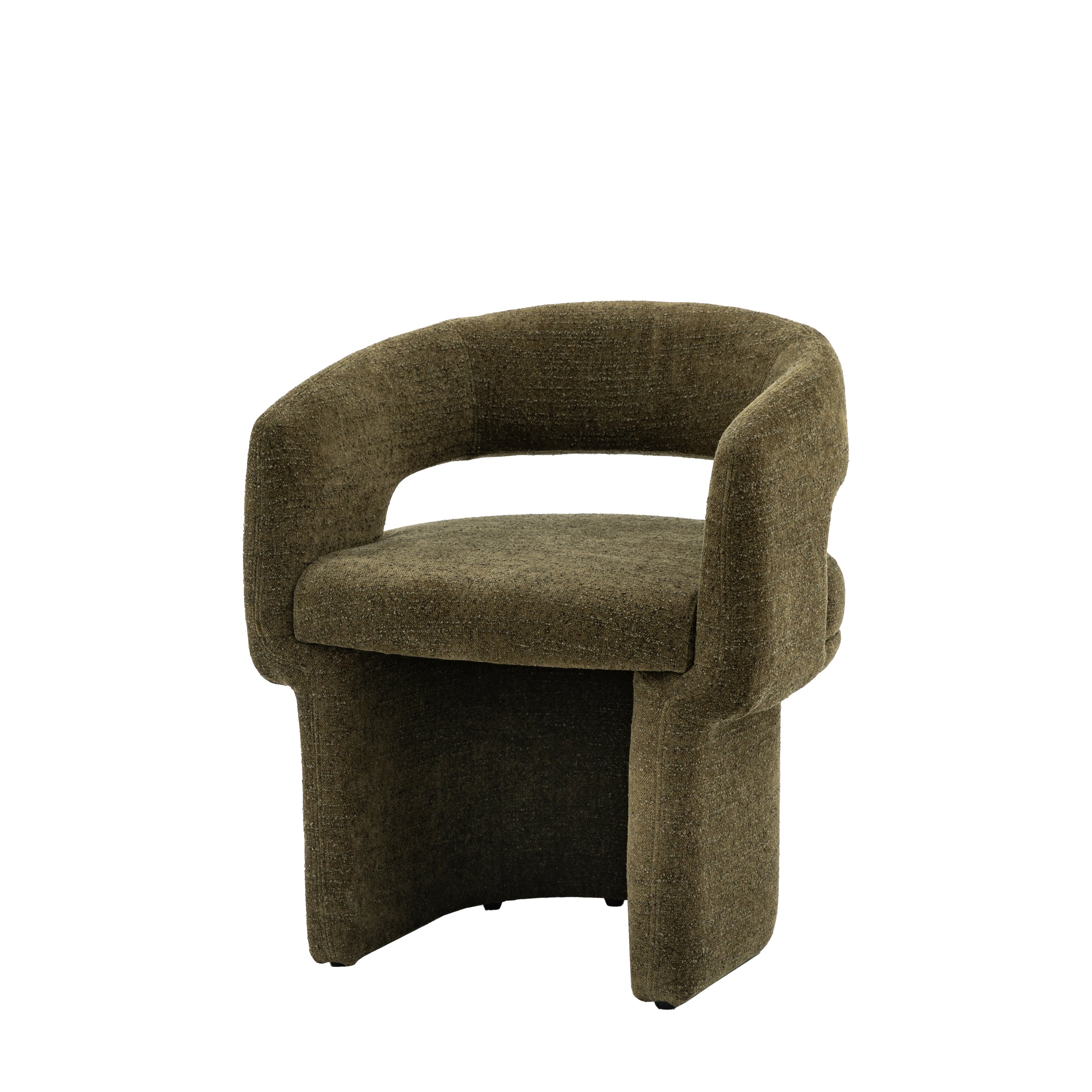 Sloane Green Fabric Dining Chair by Abode