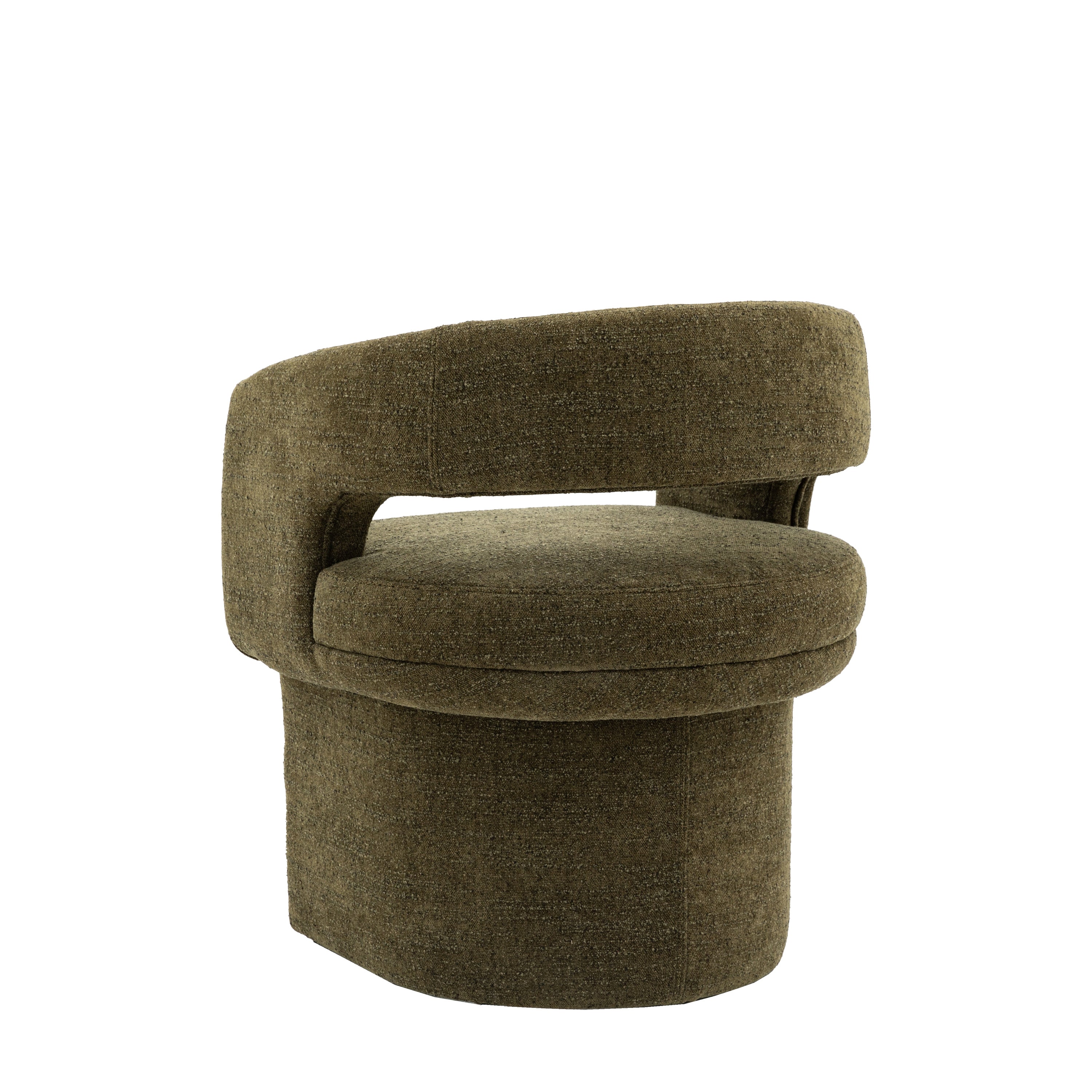 Sloane Green Fabric Dining Chair by Abode