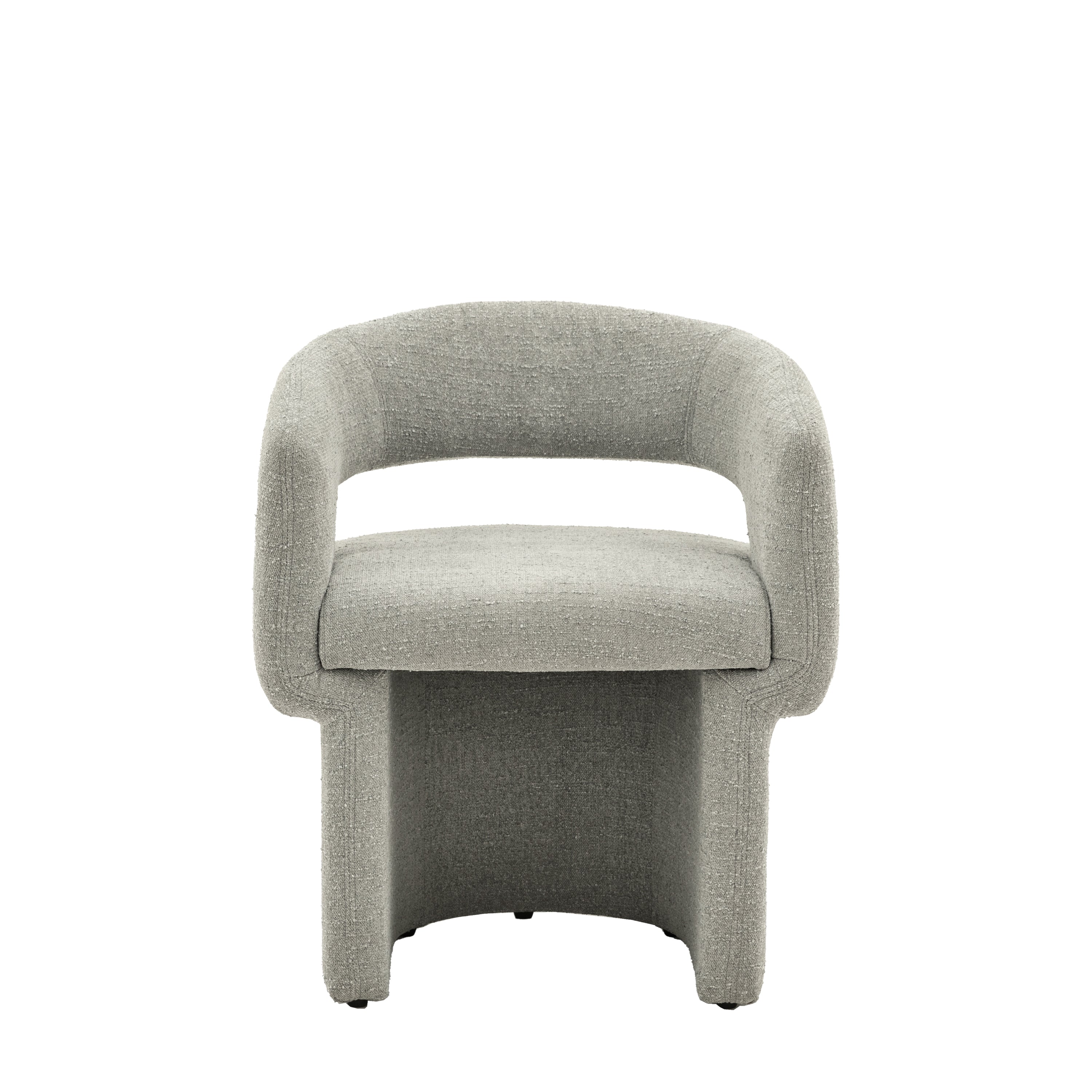 Sloane Grey Fabric Dining Chair by Abode