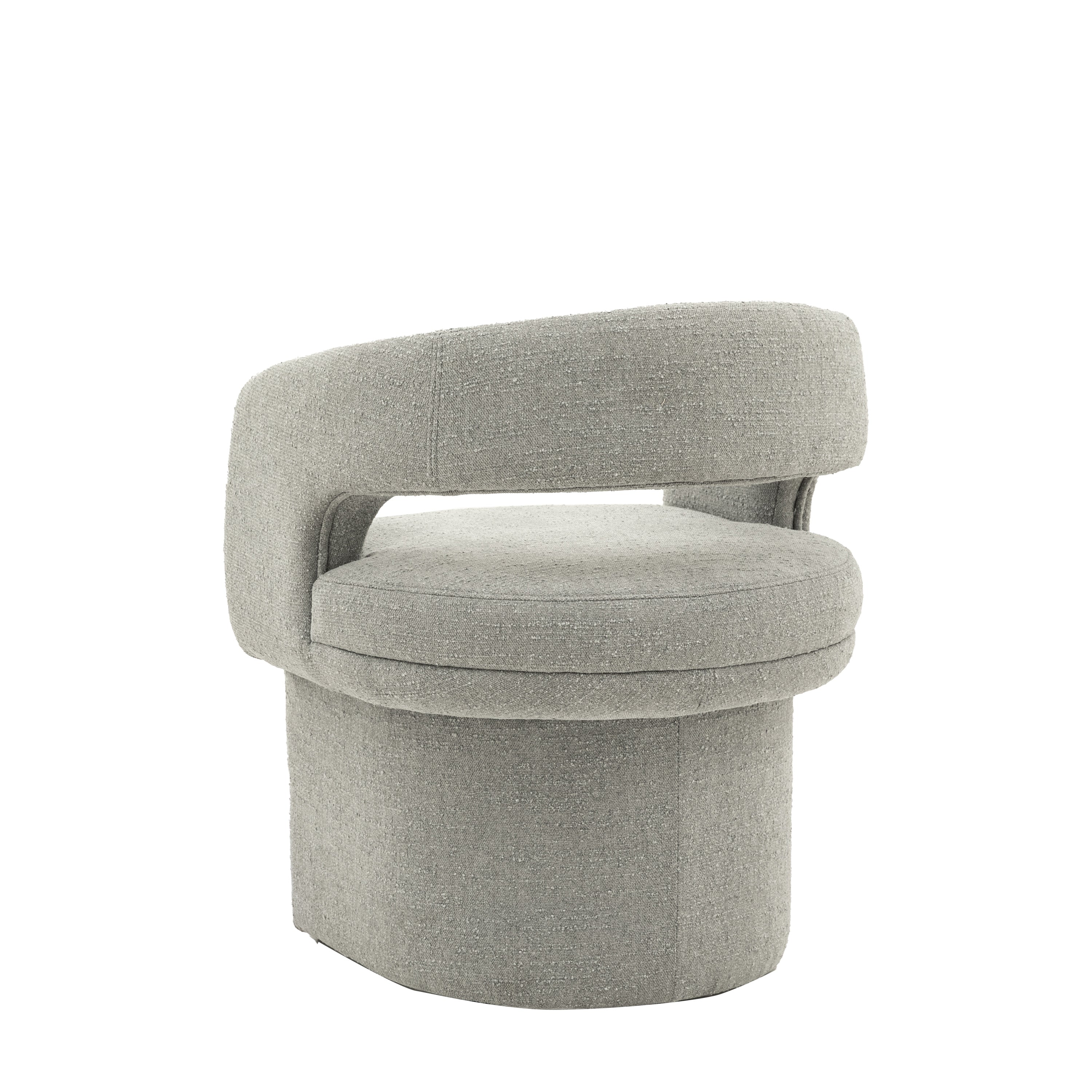 Sloane Grey Fabric Dining Chair by Abode