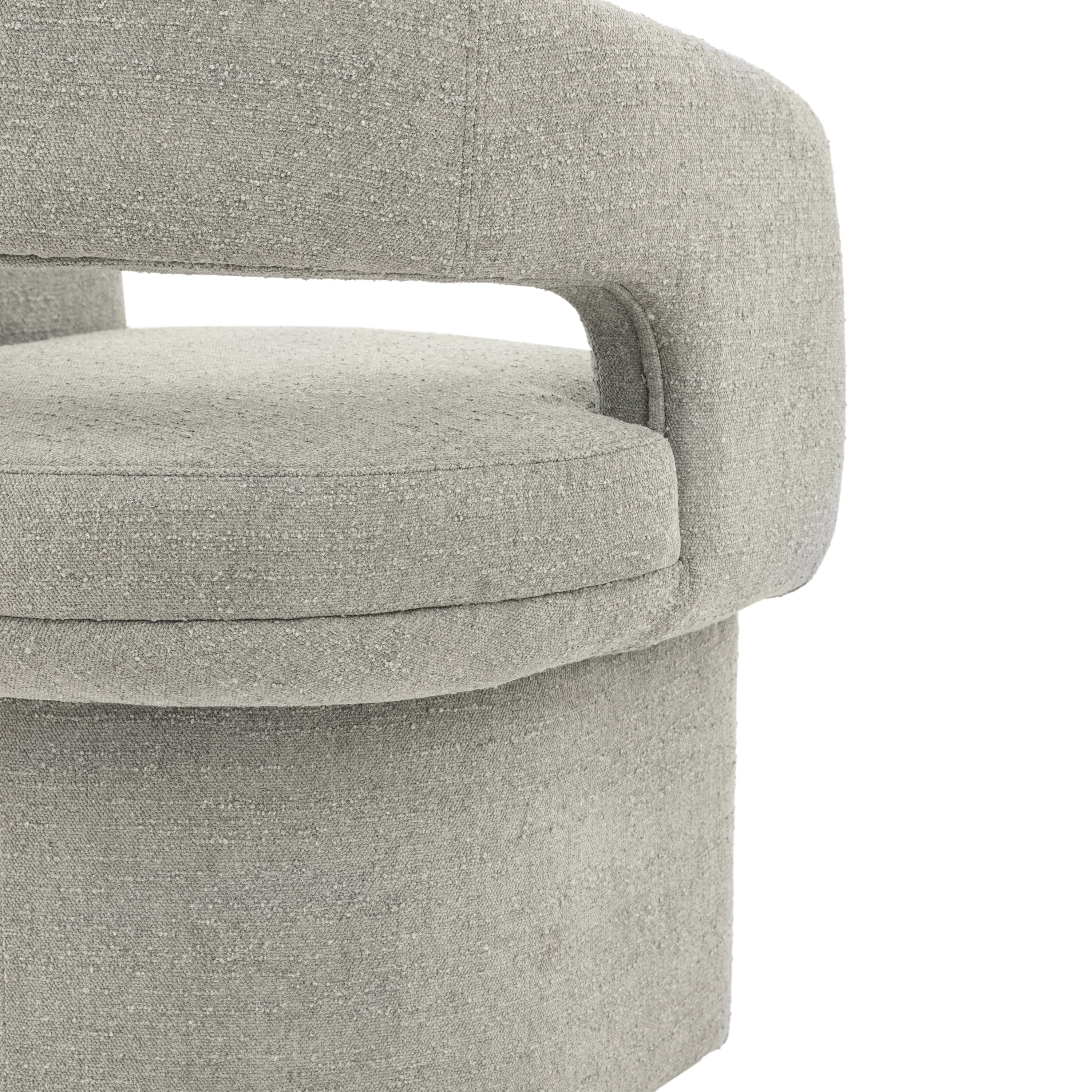 Sloane Grey Fabric Dining Chair by Abode