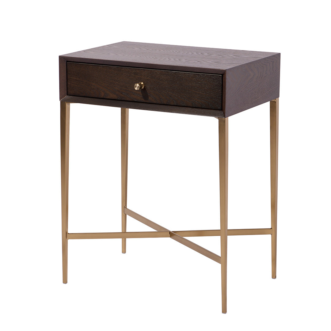 Finley Chocolate Side Table by RV Astley
